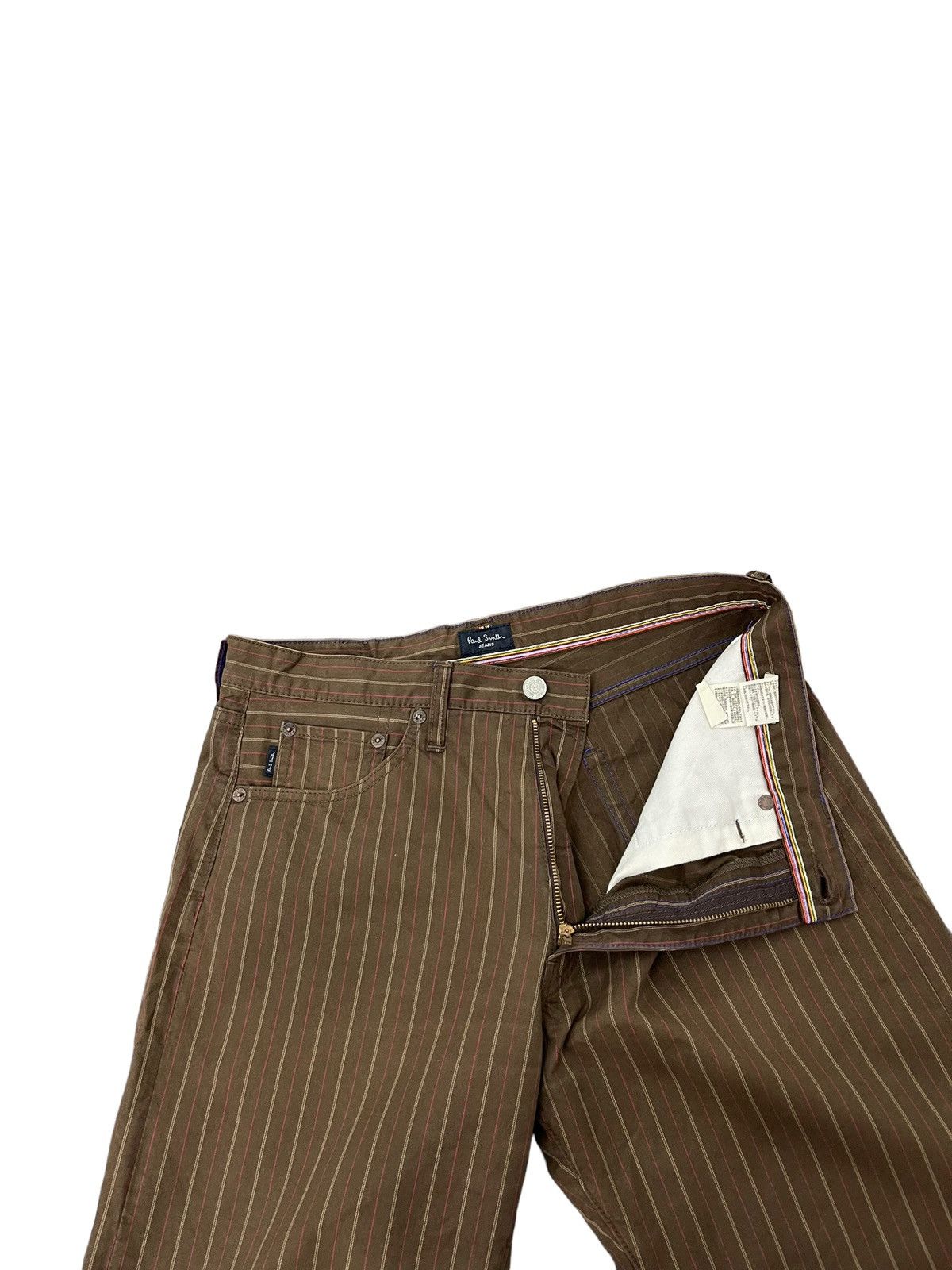 Japanese Brand Striped Jeans Paul Smith Regular Straight 6🟦2 Size US 32 / EU 48 - 19 Thumbnail