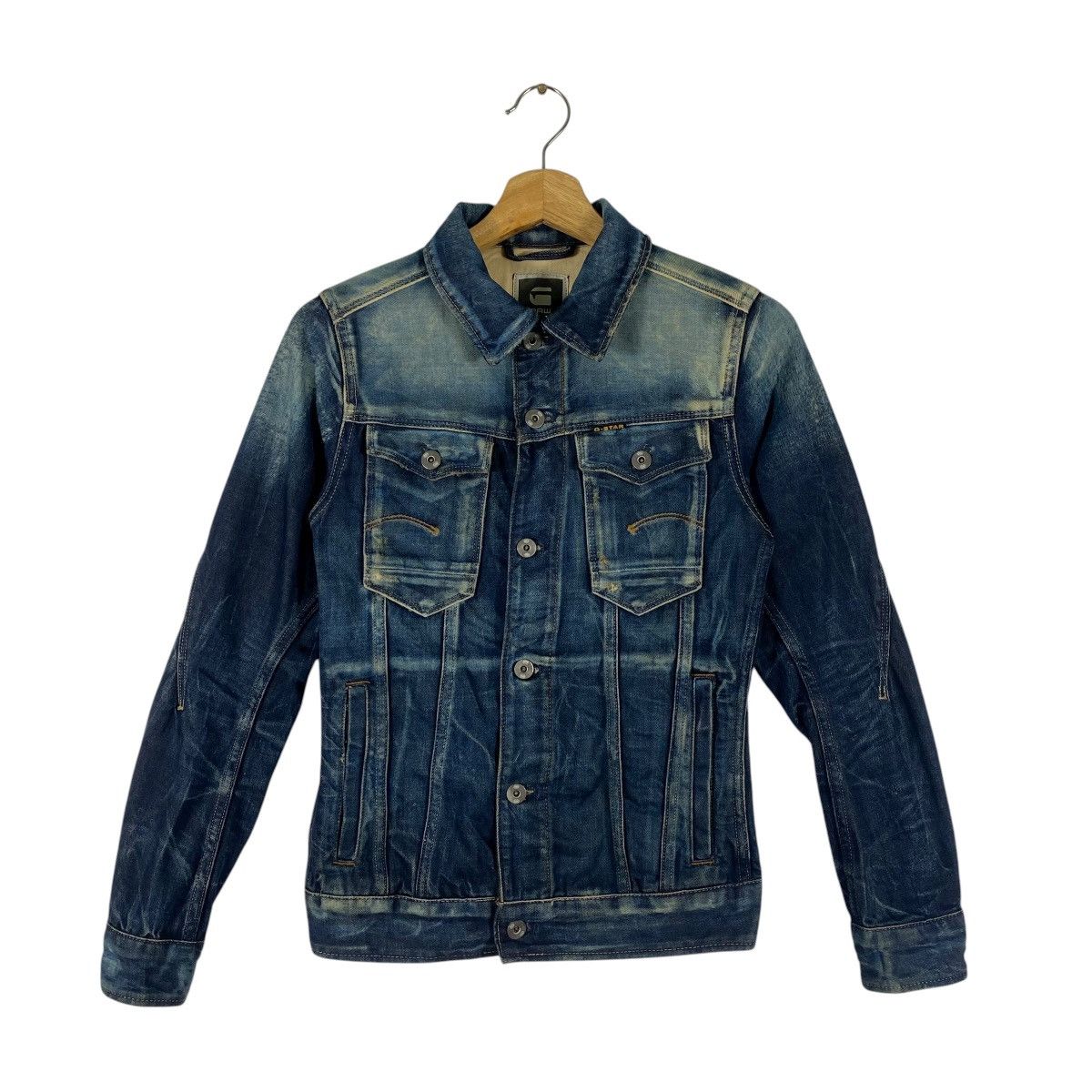 G-Star G-star Raw Arc Slim 3D Denim Jacket XS Size Blue Colour Size US XS / EU 42 / 0 - 1 Thumbnail