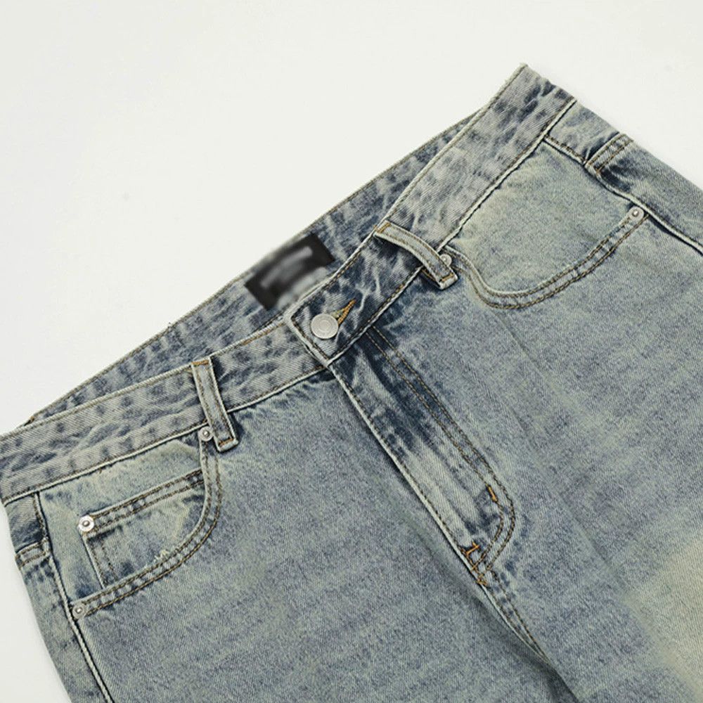 Jean Punk vintage washed distressed bootcut jeans Size US 32 / EU 48 - 3 Thumbnail