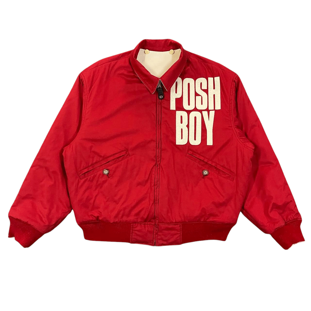 Japanese Brand Vintage Posh Boy Reversible Bomber Jacket Size US L / EU 52-54 / 3 - 13 Thumbnail