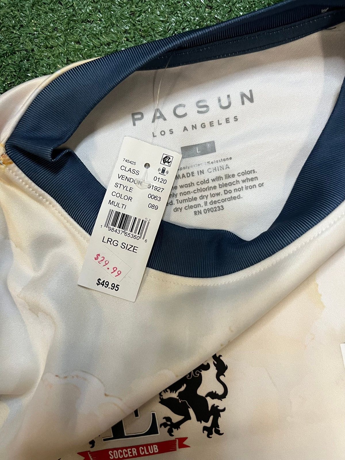 Pacsun PacSun Eternal Soccer Jersey Size US L / EU 52-54 / 3 - 3 Thumbnail