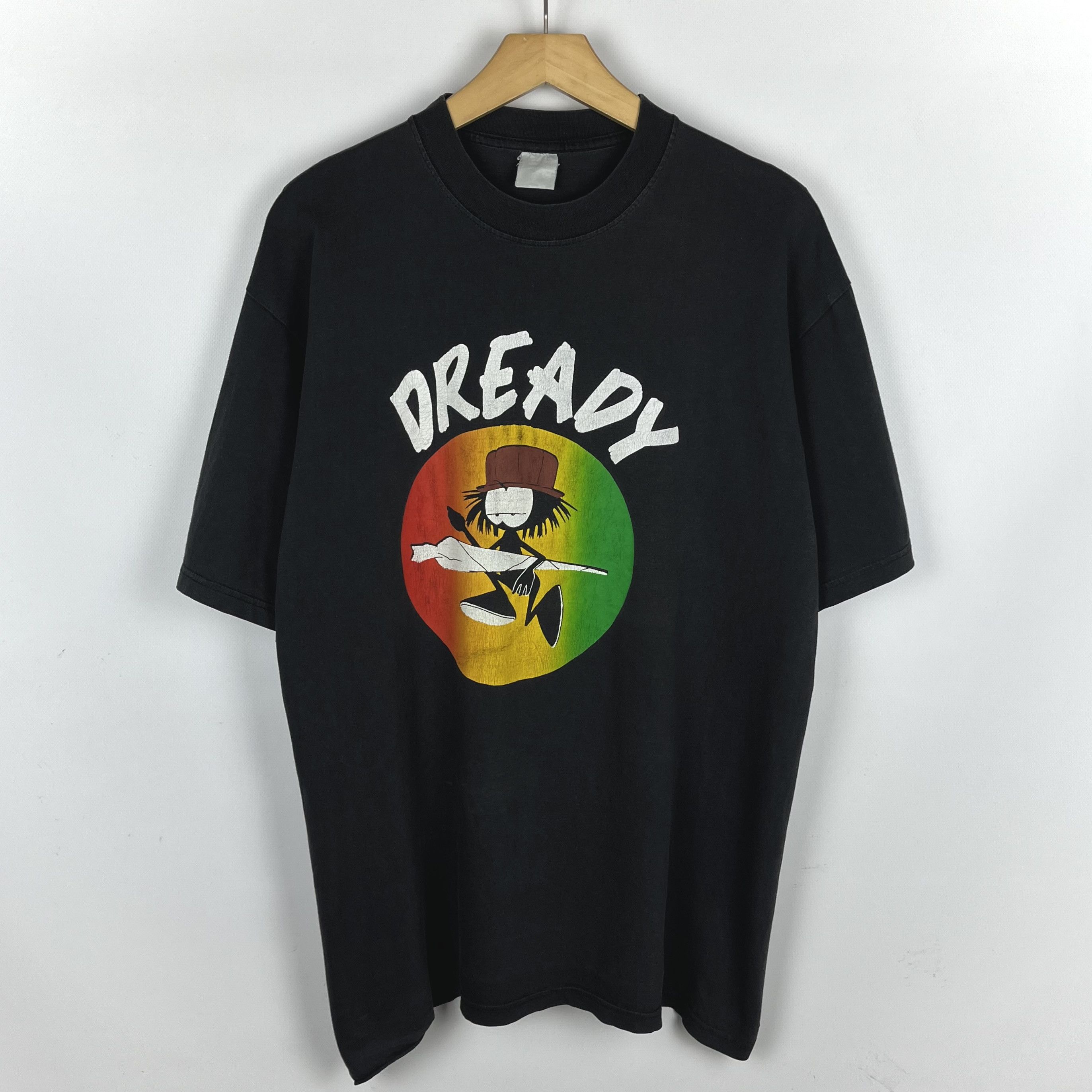 Vintage Vintage Dready Rasta Adult Funny T Shirt 1990’s Size US L / EU 52-54 / 3 - 1 Thumbnail