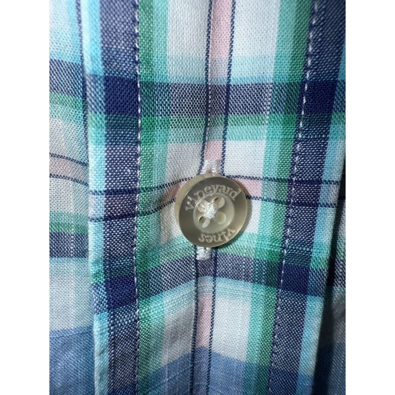Vineyard Vines Vineyard Vines Plaid Button Down Shirt Men’s Small Blue Pink Size US S / EU 44-46 / 1 - 6 Thumbnail