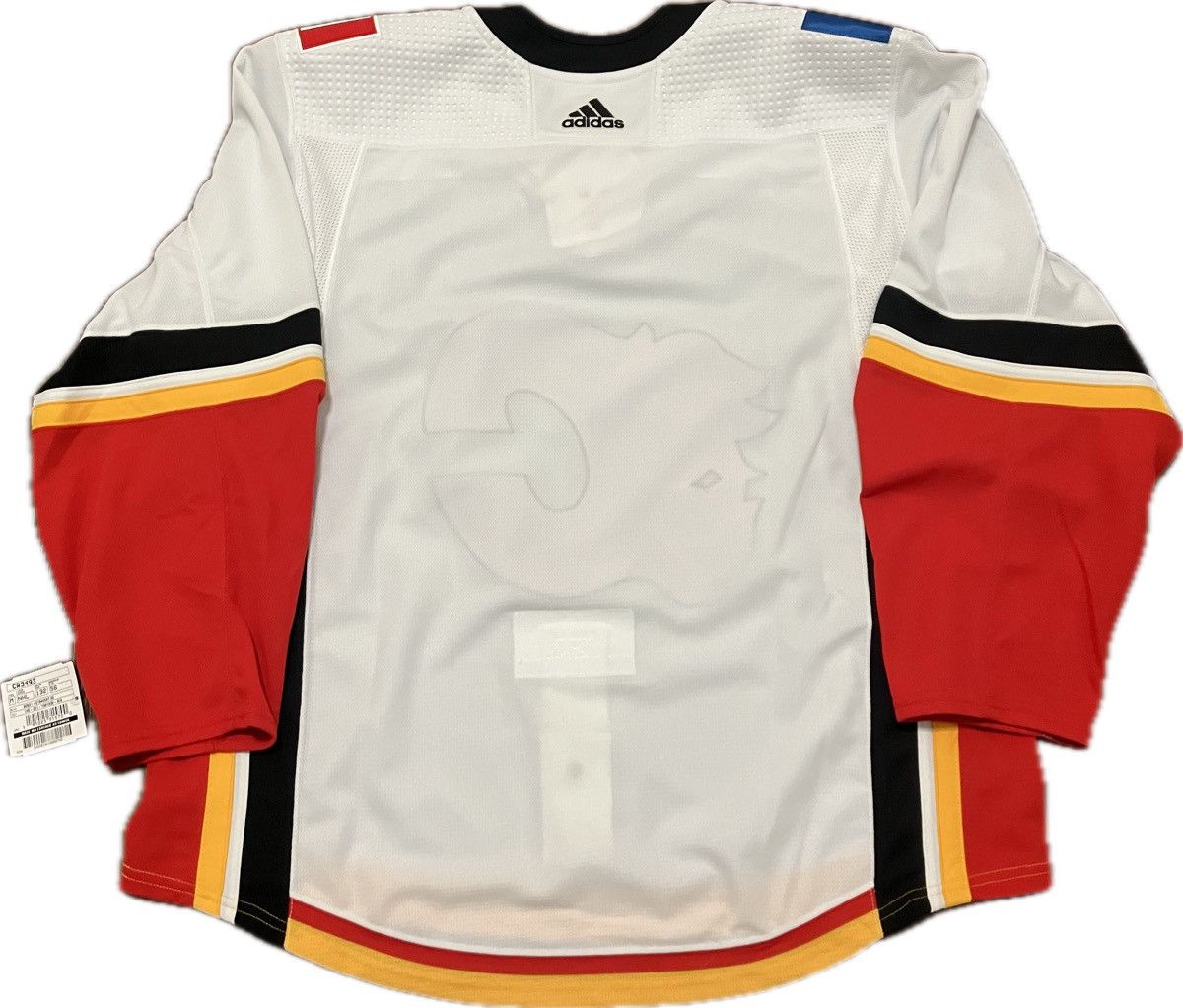 NWT Calgary Flames MiC Adidas NHL Hockey Jersey Size 56