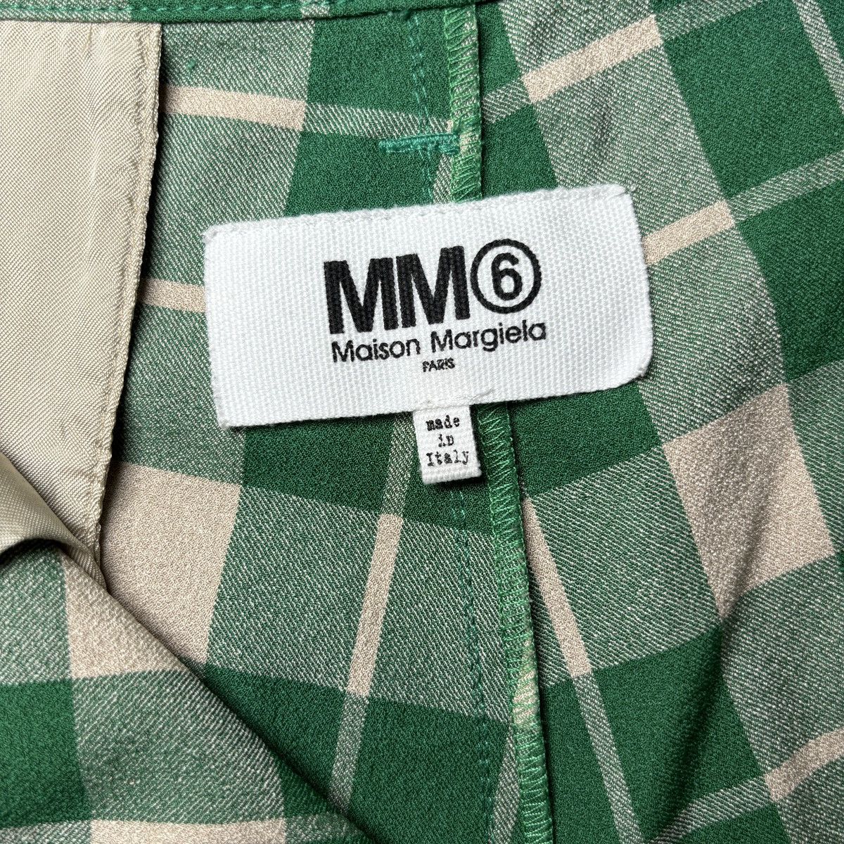 Maison Margiela Maison Margiela MM6 Wide Leg Plaid Shorts Size 25" / US 0 / IT 36 - 5 Thumbnail