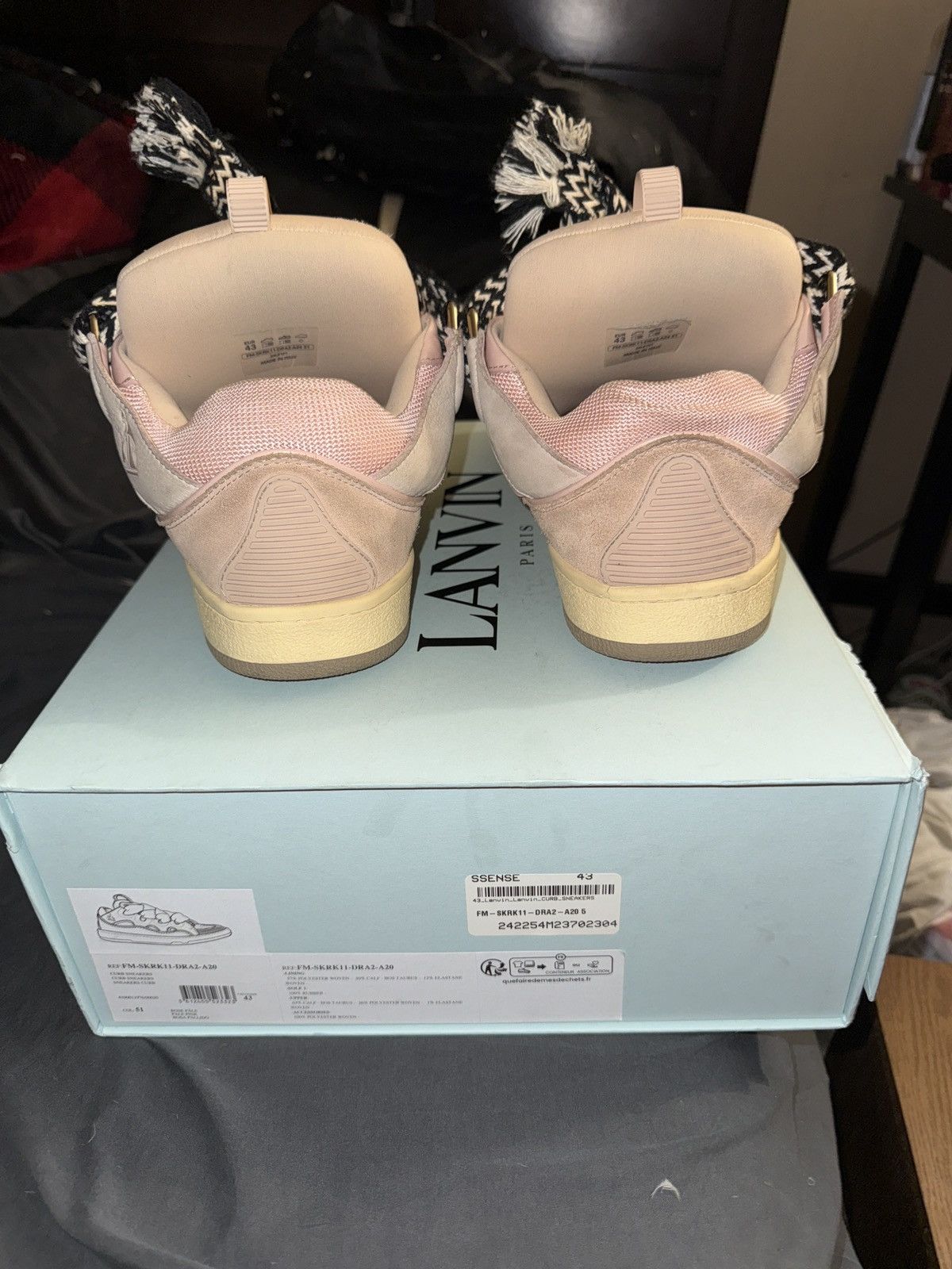 Lanvin Lanvin chunky laces pink curbs sneaker Size US 10 / EU 43 - 5 Thumbnail