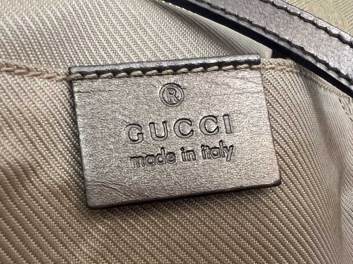 Gucci Authentic GUCCI Gold GG canvas shoulder bag Size ONE SIZE - 10 Thumbnail