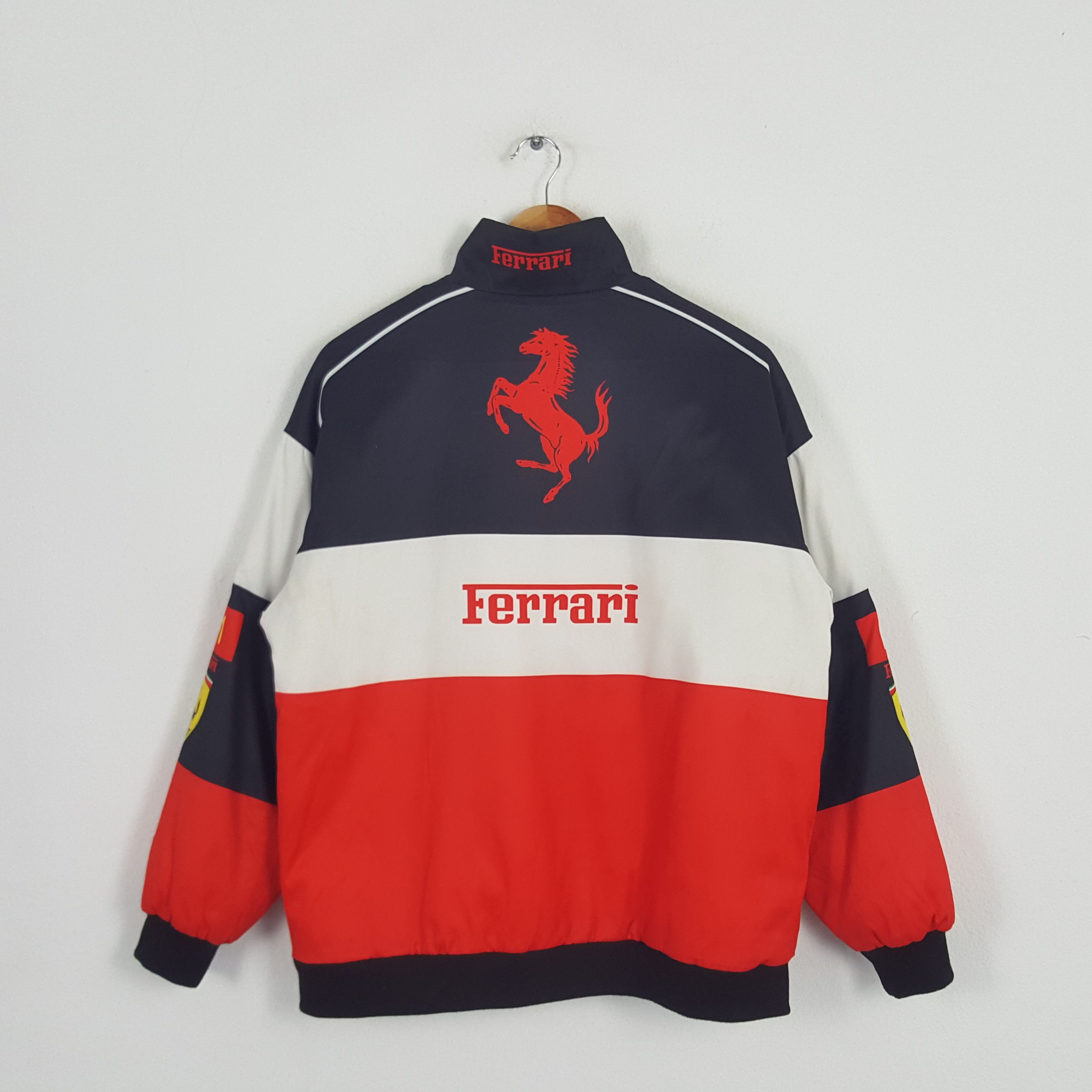 Ferrari × Puma × Vintage Vintage Ferrari Puma Shell Racing Team F1 Jacket Size US L / EU 52-54 / 3 - 3 Thumbnail