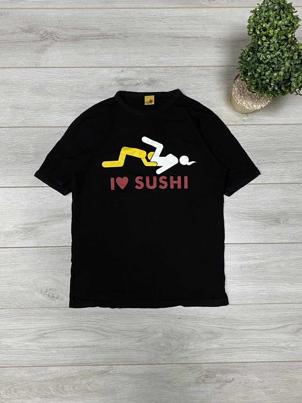 Vintage I love ❤️ sushi yume vintage t-shirt Size US XL / EU 56 / 4 - 1 Thumbnail