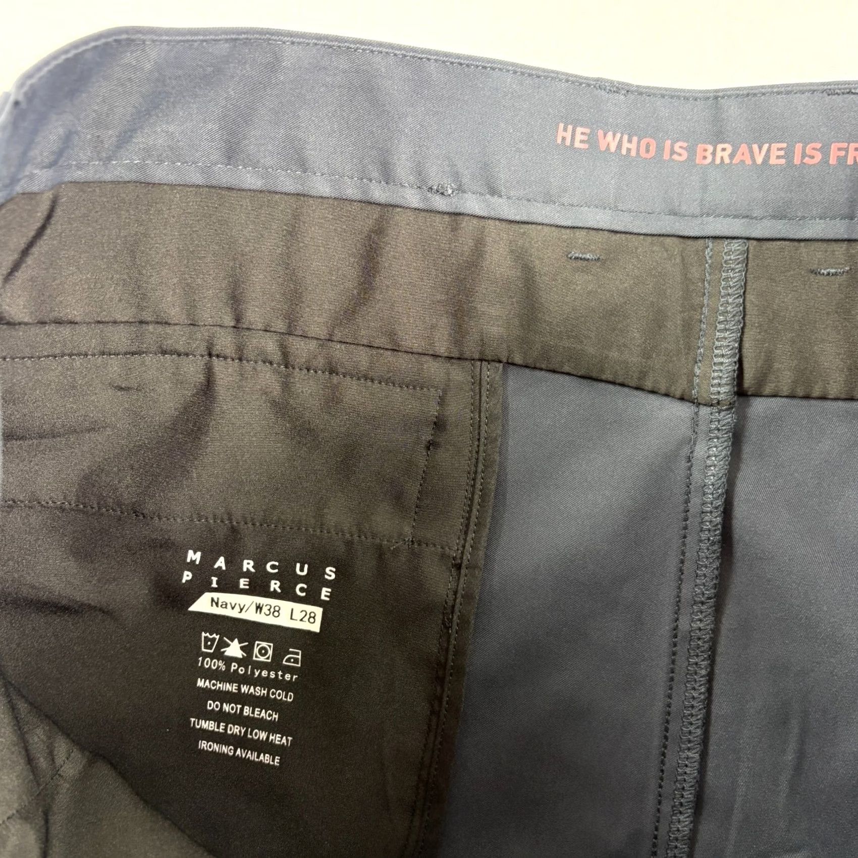 Vintage Marcus Pierce Pants Mens 38x28 Blue Chino Renegade Stretch Performance Golf Pants Size US 38 / EU 54 - 3 Thumbnail