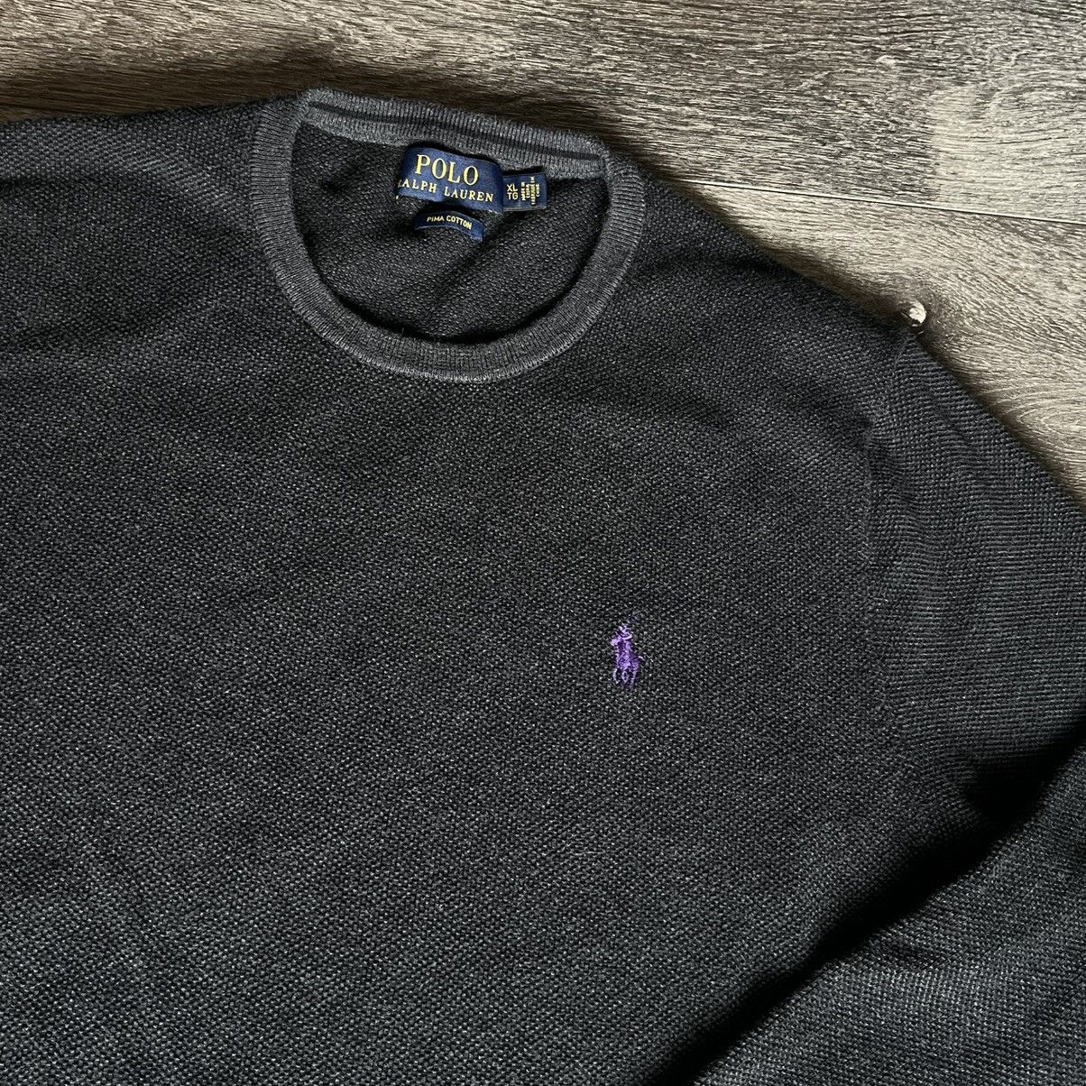 Polo Ralph Lauren Polo Ralph Lauren Small Logo Pima Cotton Crewneck Sweatshirt Size US XL / EU 56 / 4 - 3 Thumbnail