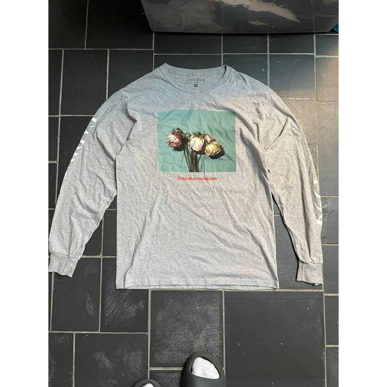 Pacsun Everything Ends Gray Longsleeve Medium Size US M / EU 48-50 / 2 - 1 Thumbnail