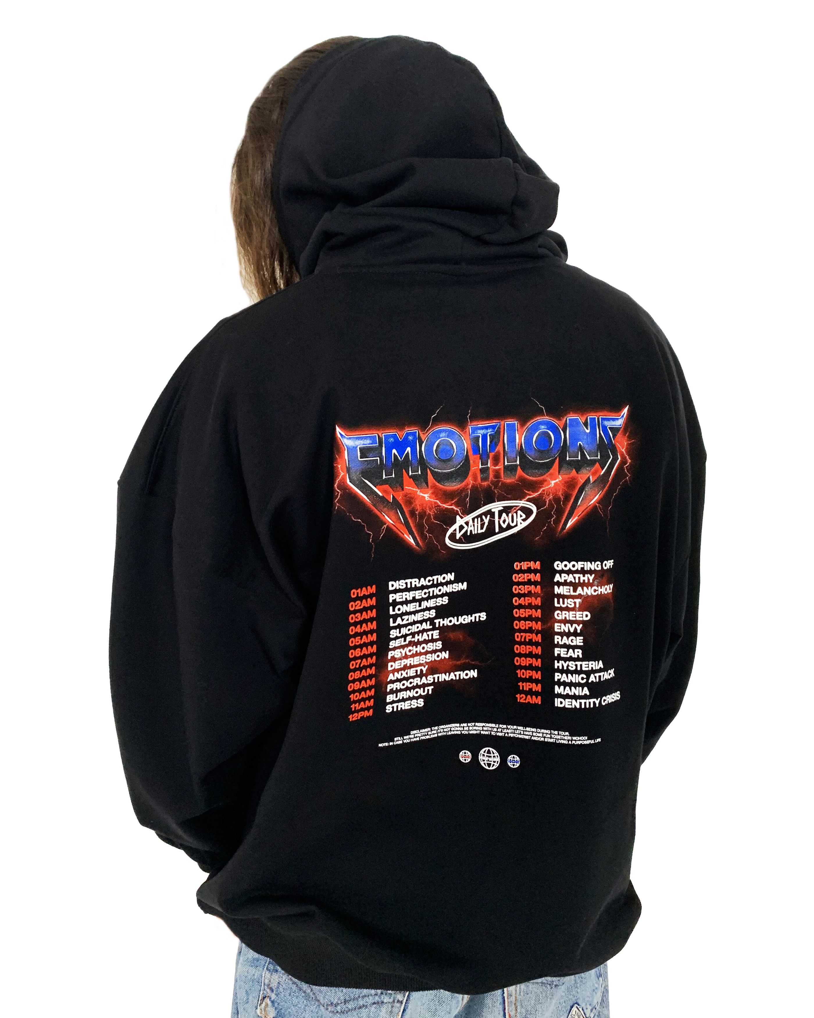 Other Line Nine "EMOTIONS DAILY TOUR" Hoodie Size US S / EU 44-46 / 1 - 3 Thumbnail