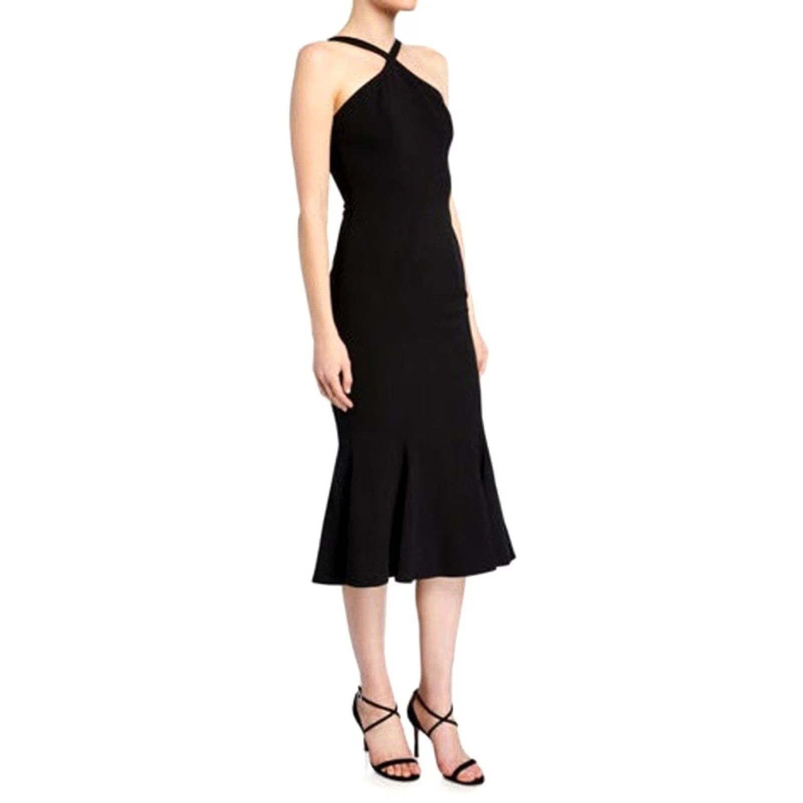 Dress the Population Dress the Population Tessa Spaghetti Strap Mermaid Midi Dress Women's S Black Size S / US 4 / IT 40 - 3 Thumbnail