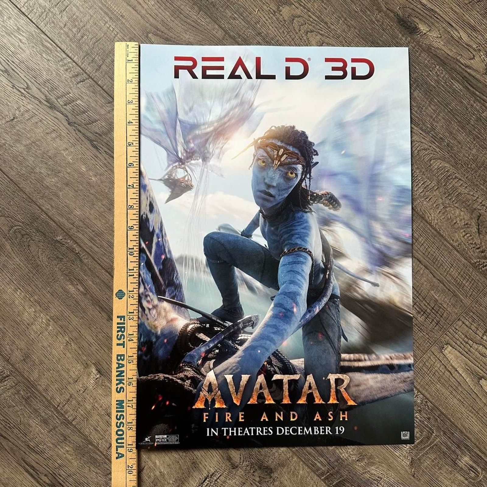 Other Avatar Fire & Ash 3D Limited AMC Movie Promo Poster Print Size ONE SIZE - 8 Thumbnail