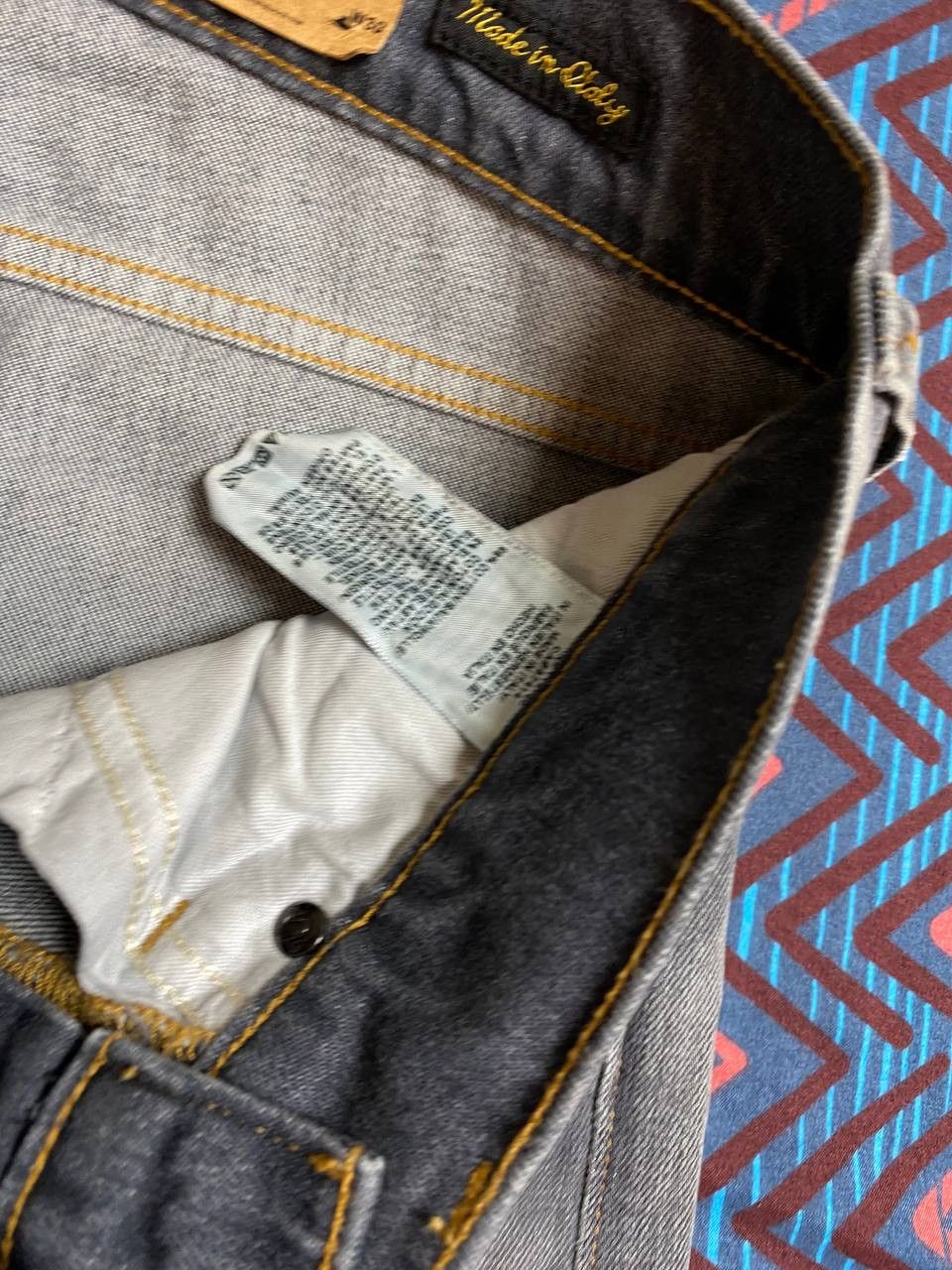 True Religion × Vintage VINTAGE Y2K ARCHIVE STYLE GRUNGE FADED JEANS Size US 30 / EU 46 - 9 Thumbnail