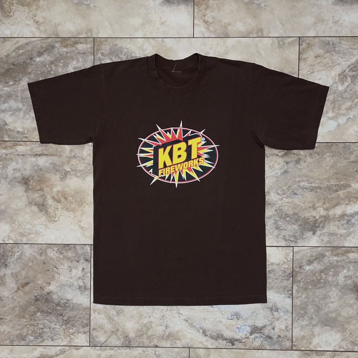 Kentucky Boy Tyler Kentucky Boy Tyler KBT Fireworks Tee Brown Size Medium Size US M / EU 48-50 / 2 - 1 Thumbnail
