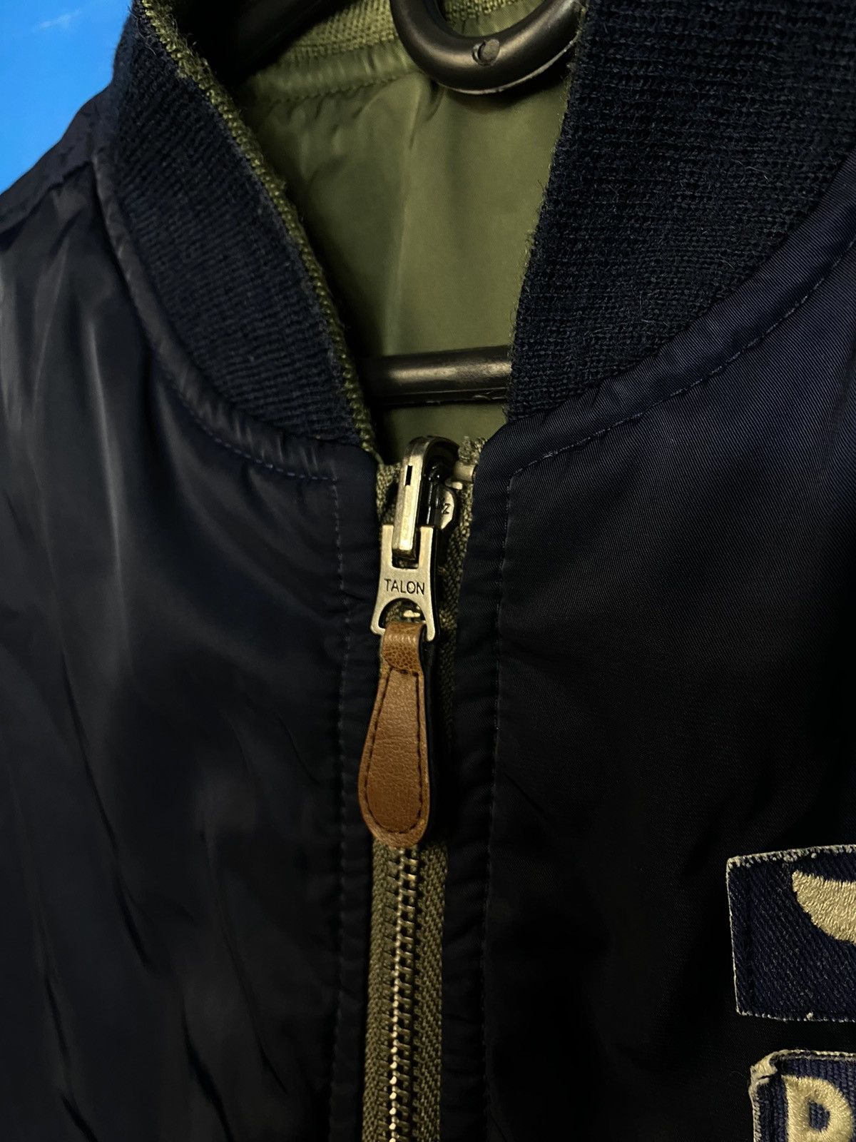 Polo Ralph Lauren × Ralph Lauren × Vintage 🔥 RALPH LAUREN TWO WAY BOMBER JACKET ( 14-16 years ) Size US XS / EU 42 / 0 - 3 Thumbnail