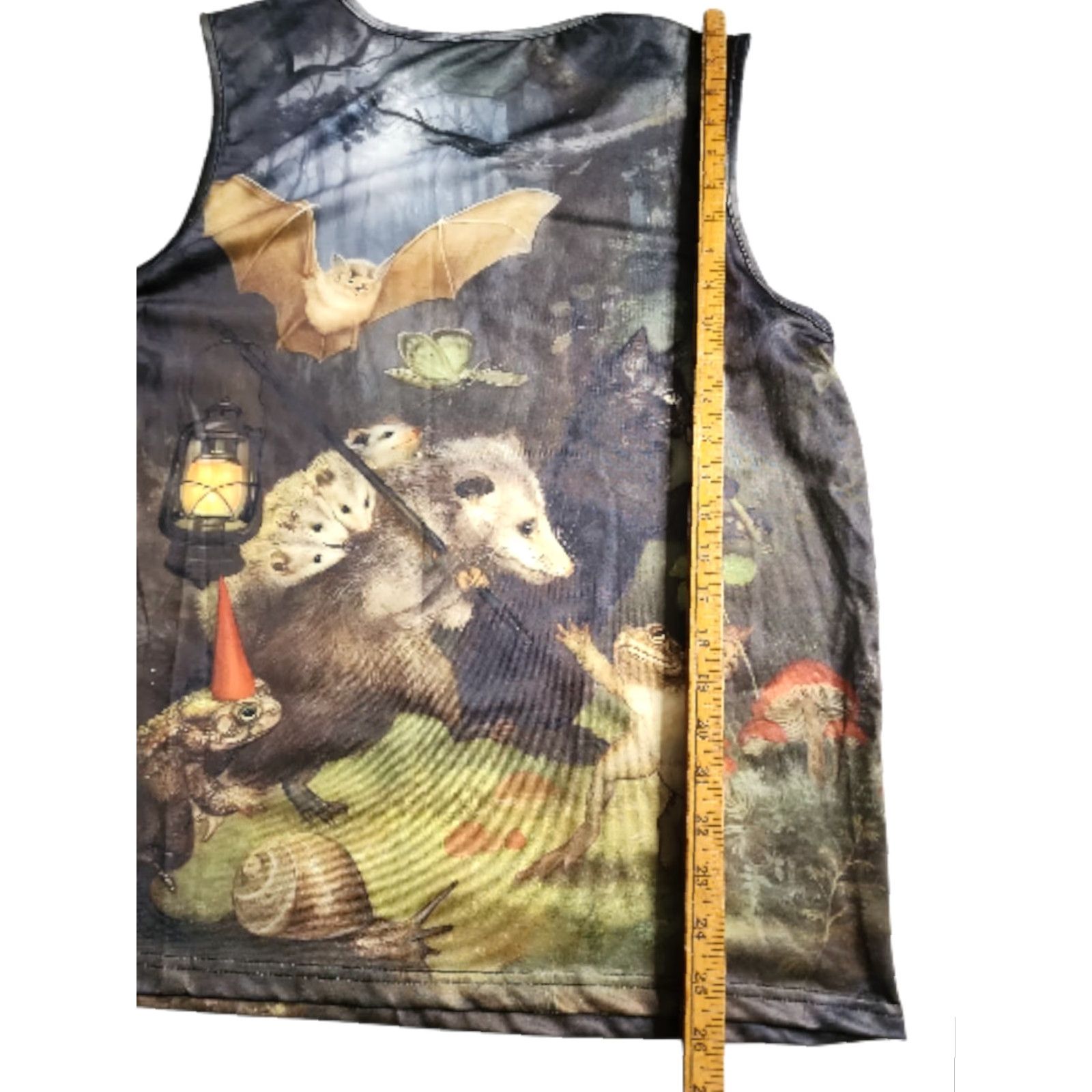 Gloverall Womens Tank Top T Shirt Moonlit March All Over Print Nature Funny L Multicolor Size L Size L / US 10 / IT 46 - 2 Thumbnail