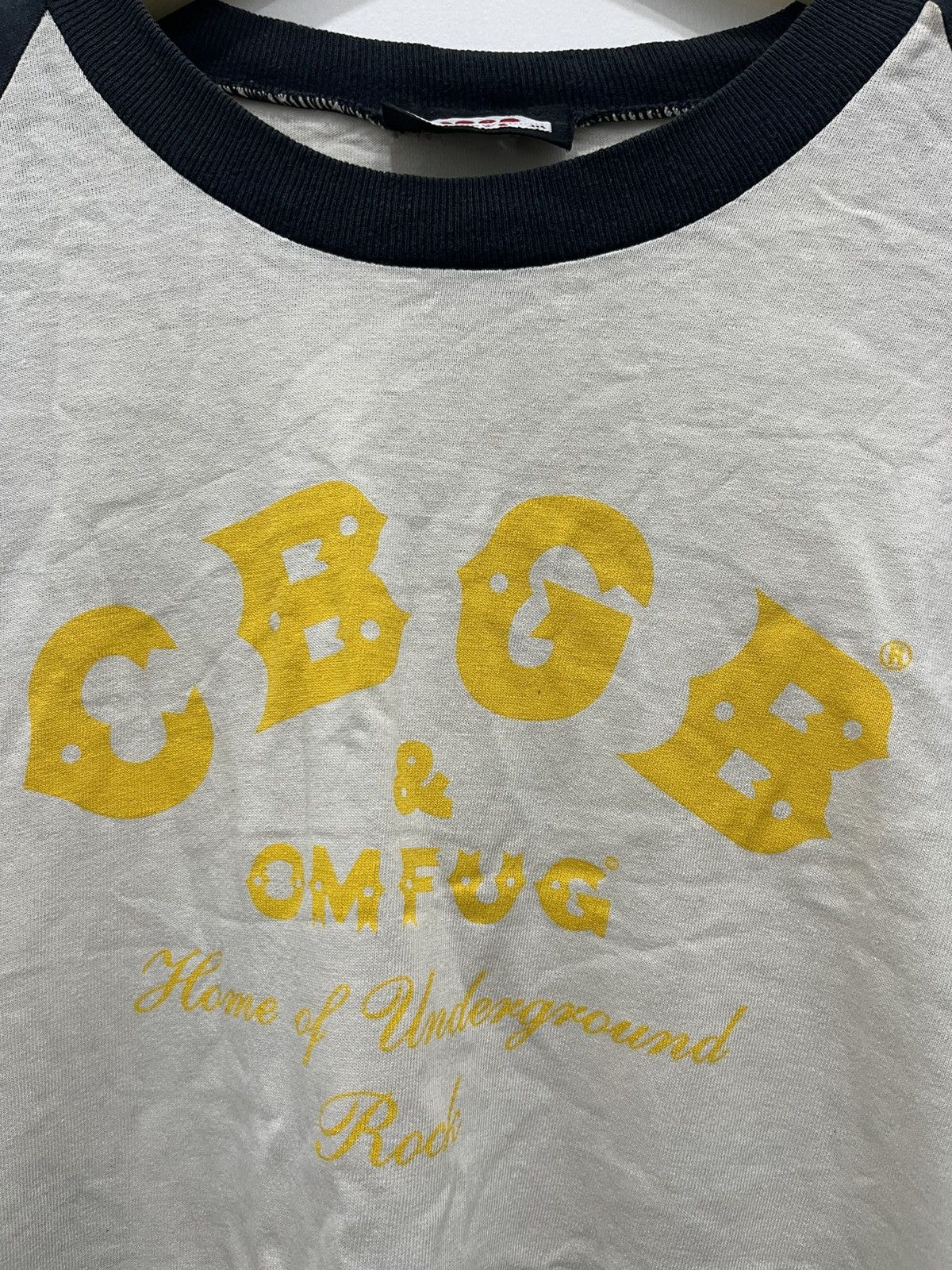 Band Tees CBGB OMFUG LONG SLEEVE VINTAGE TSHIRT Size US XL / EU 56 / 4 - 2 Thumbnail