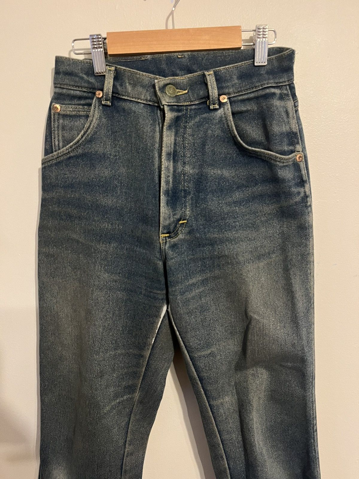 Japanese Brand × Lee Vintage 1960s Lee Jeans Distressed Women’s Size 25" / US 0 / IT 36 - 2 Thumbnail