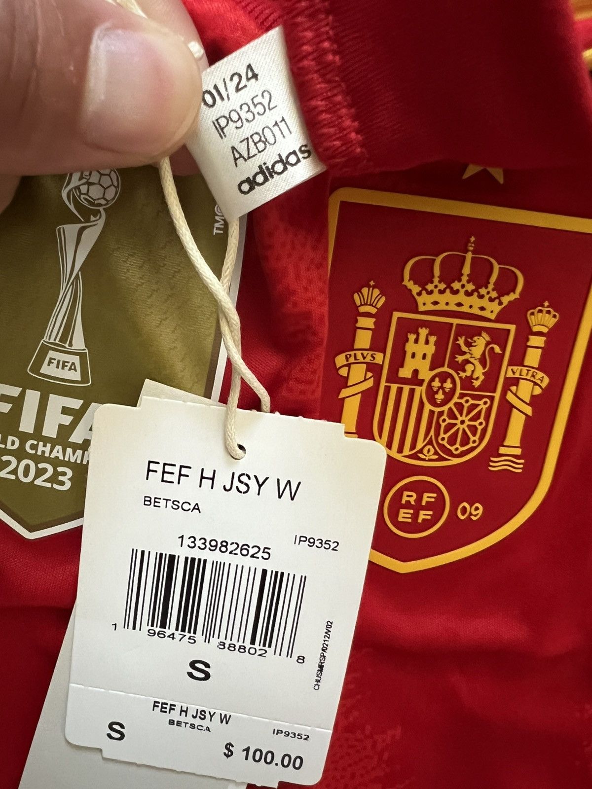 Adidas Adidas Spain España National Team 2024 Women Home Jersey Size S / US 4 / IT 40 - 9 Thumbnail