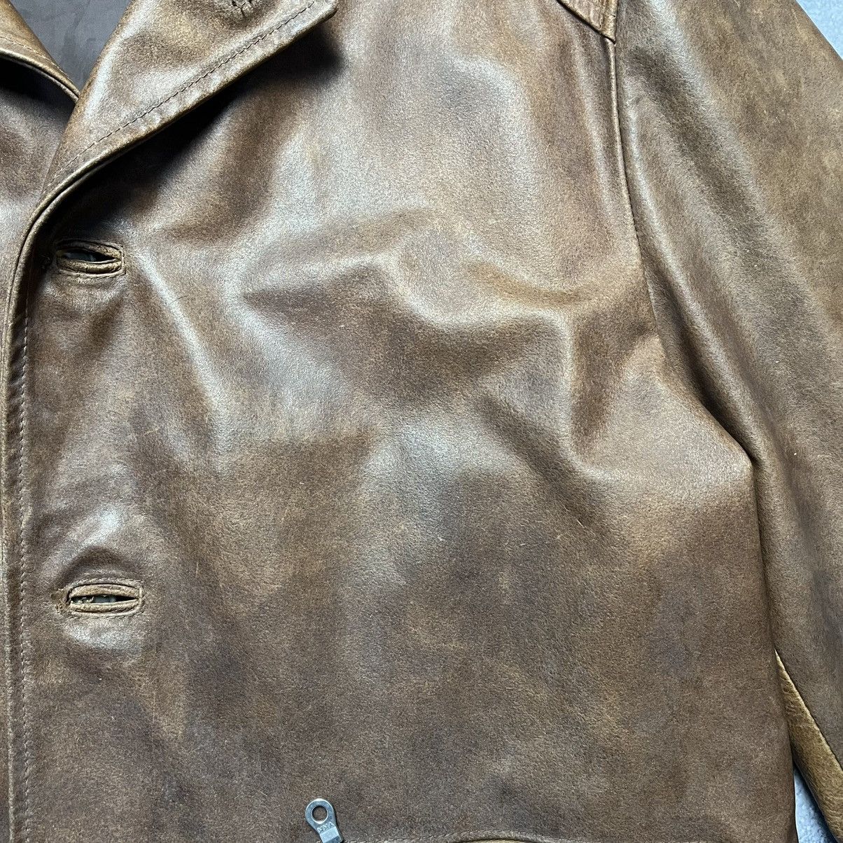 Genuine Leather Vintage Vera Pelle Leather Jacket Italian Y2K Size US XXL / EU 58 / 5 - 6 Thumbnail