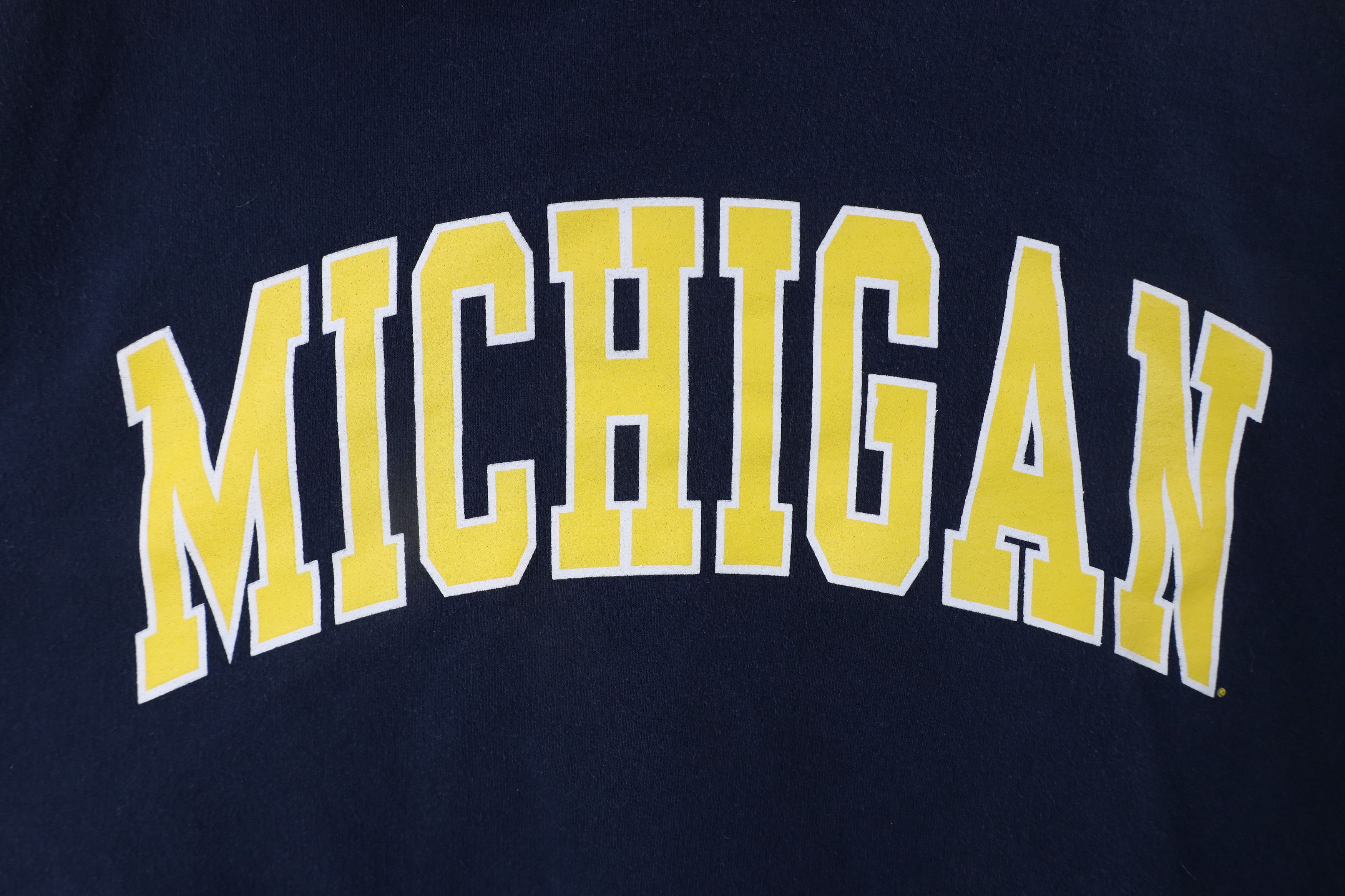 Vintage Vintage 90s Out University of Michigan Hoodie Sweatshirt Size ONE SIZE - 4 Thumbnail