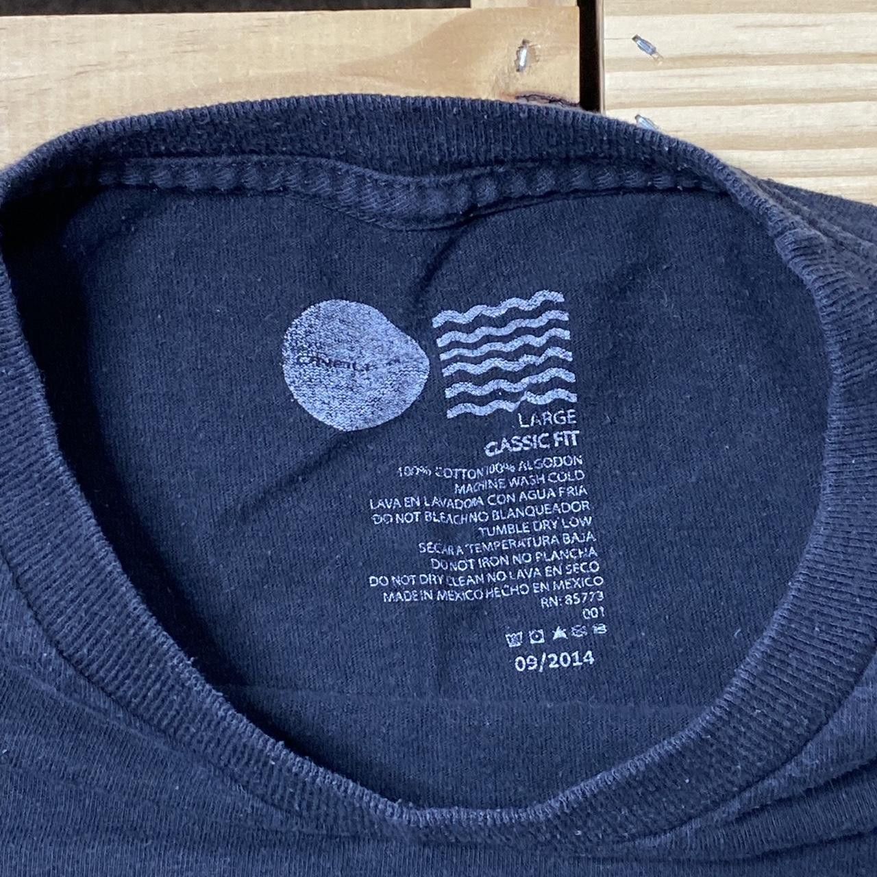 O'Neill O'Neill Black Y2K Surf Tee Size Large Size US L / EU 52-54 / 3 - 3 Thumbnail