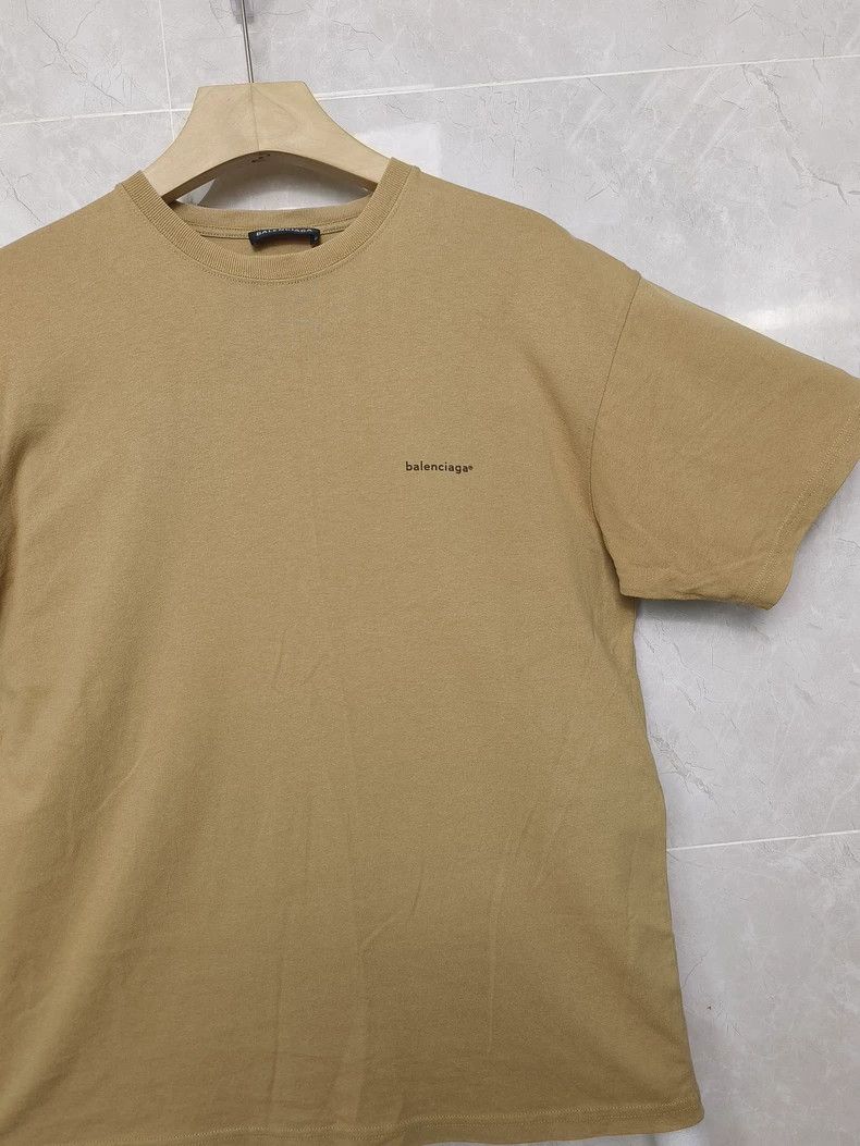 Balenciaga Balenciaga Khaki short-sleeved T-shirt 2504-Nextarrow Size US XXS / EU 40 - 3 Thumbnail