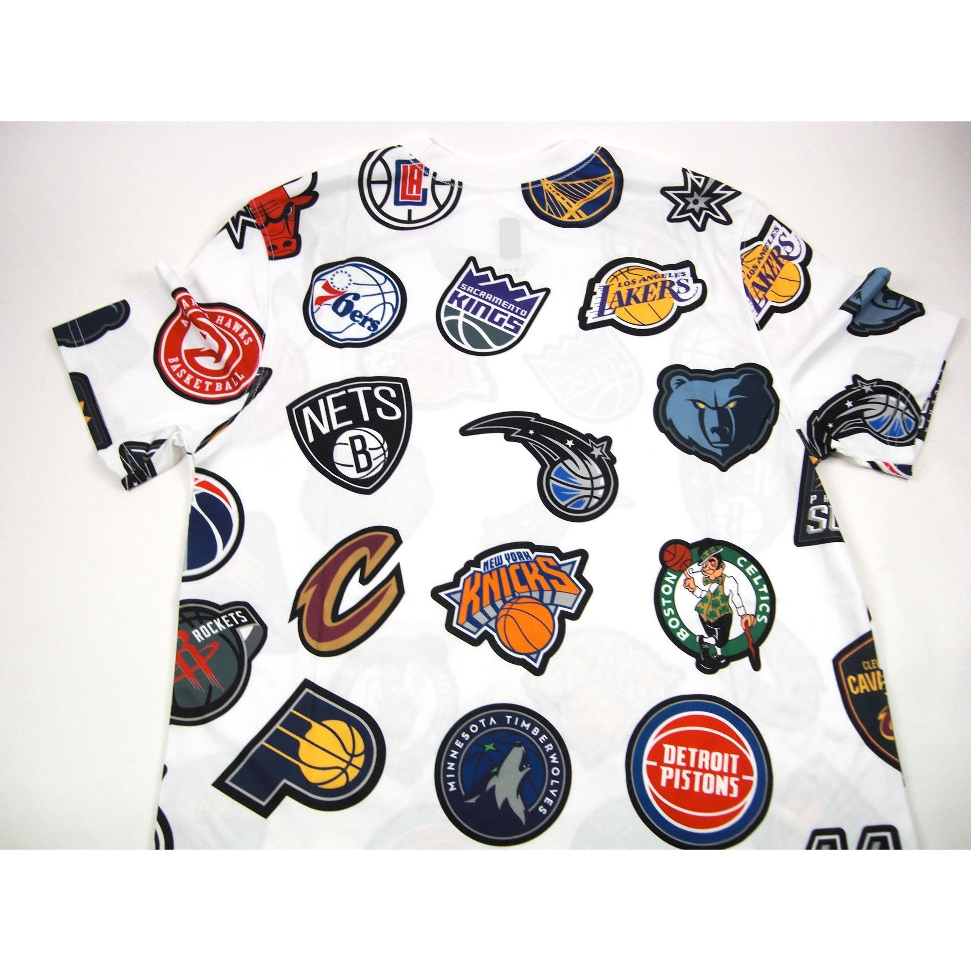 Other Men's Basketball Sports Multiple Teams Logo Jerseys White Si Size US L / EU 52-54 / 3 - 3 Thumbnail