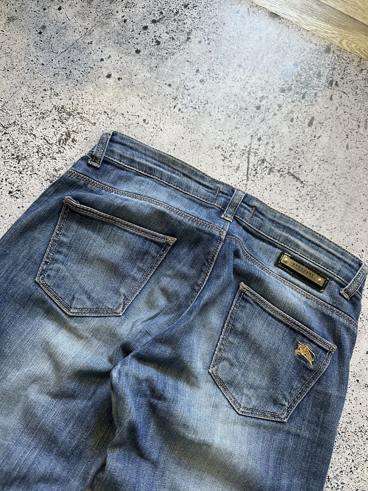Vintage Burberry London Denim Jeans Low Landing Y2K USA