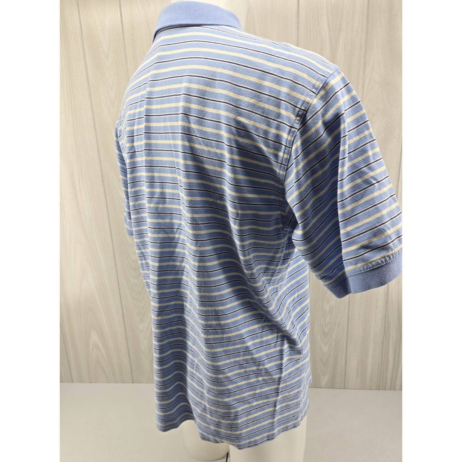 Vintage VINTAGE Masters Golf Polo Shirt Mens Blue White Striped Large Size US L / EU 52-54 / 3 - 7 Thumbnail
