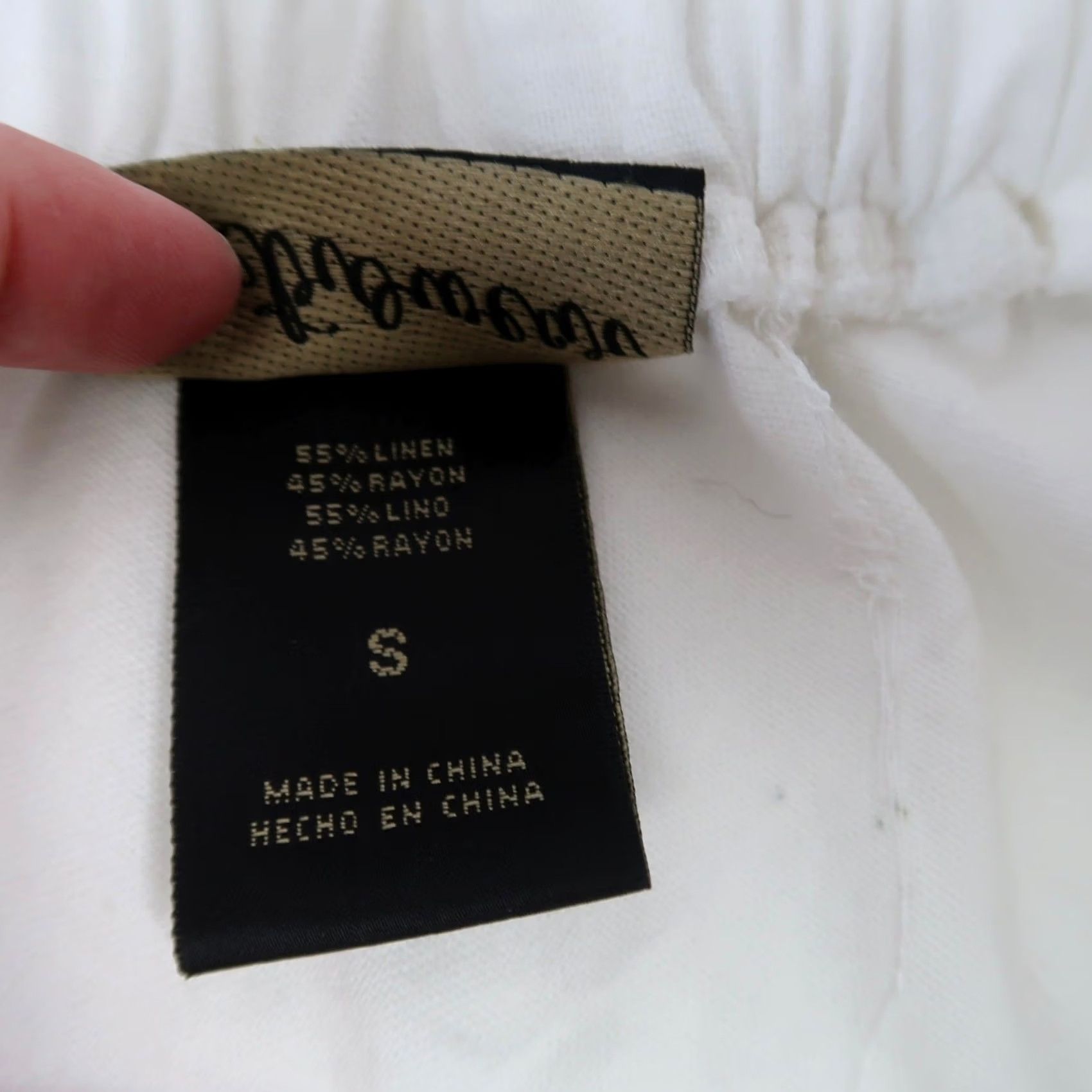 Etro VINTAGE Metro Wear Skirt Midi Peasant Linen Rayon White S Women Bohemian 90s Hippie Spring Summer Size 28" / US 6 / IT 42 - 4 Thumbnail