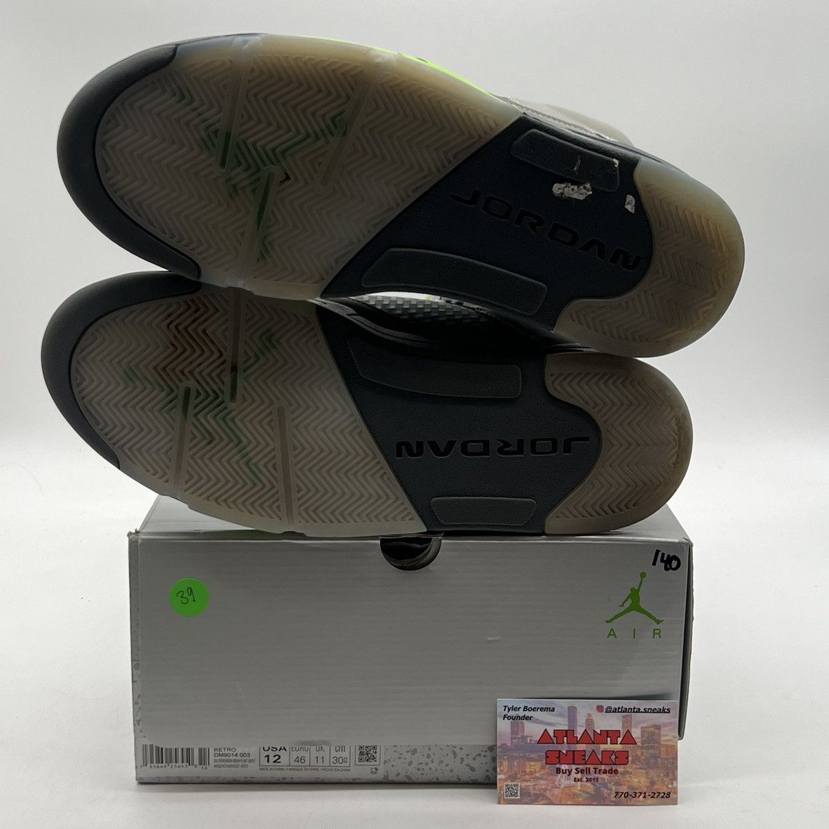 Jordan Brand Air Jordan 5 green bean Size US 12 / EU 45 - 8 Thumbnail