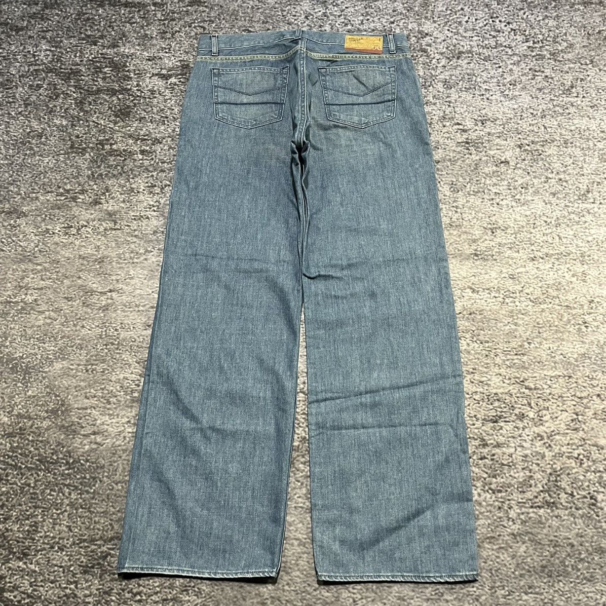 Hurley Vintage Y2K Hurley Baggy Wide Leg Surf Skater Jeans 36x32 Size US 36 / EU 52 - 1 Thumbnail