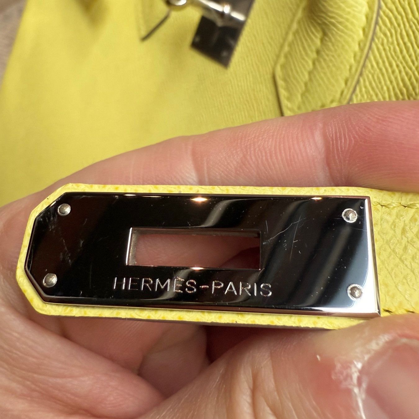 Hermes Hermès Soufre Yellow Epsom PHW Birkin 35 Bag Size ONE SIZE - 15 Thumbnail
