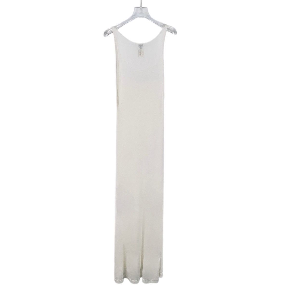 Loewe Loewe White Logo Embroidered Knitted Camisole Dress K26WX Size M / US 6-8 / IT 42-44 - 2 Thumbnail