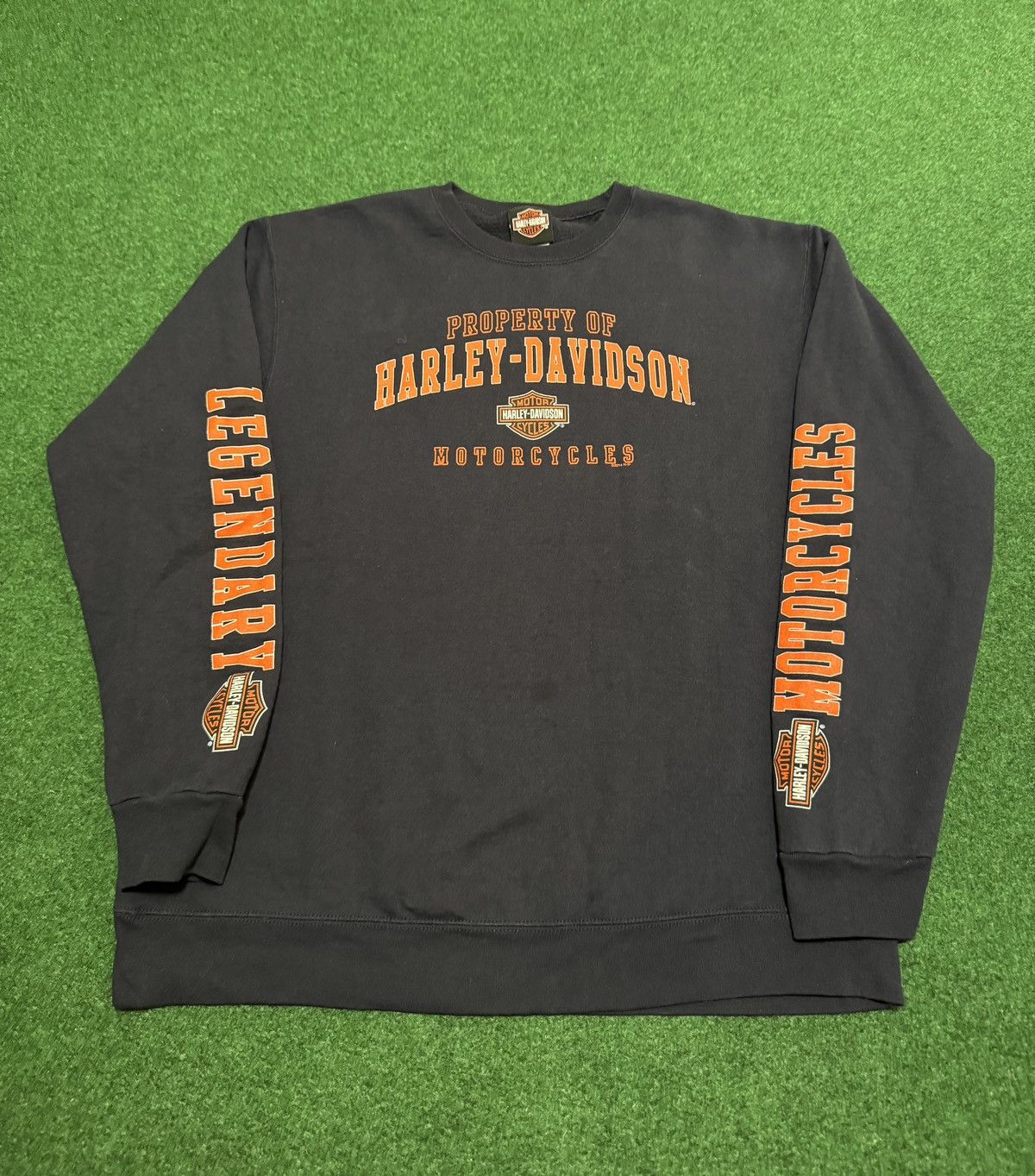 Harley Davidson Harley Davidson Motorcycle Sleeve Hit Biker Sweatshirt L Size US L / EU 52-54 / 3 - 1 Thumbnail