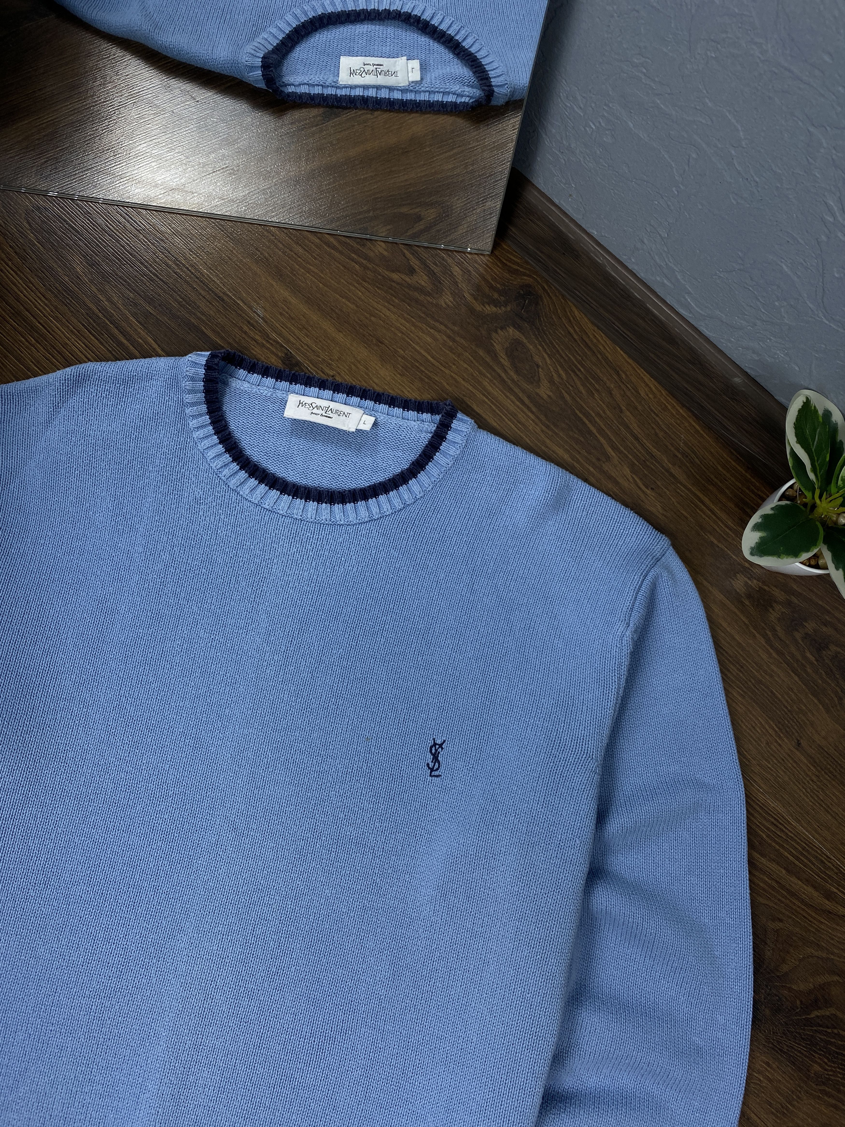 Yves Saint Laurent Yves Saint Laurent vintage YSL knit sweater Size US L / EU 52-54 / 3 - 2 Thumbnail