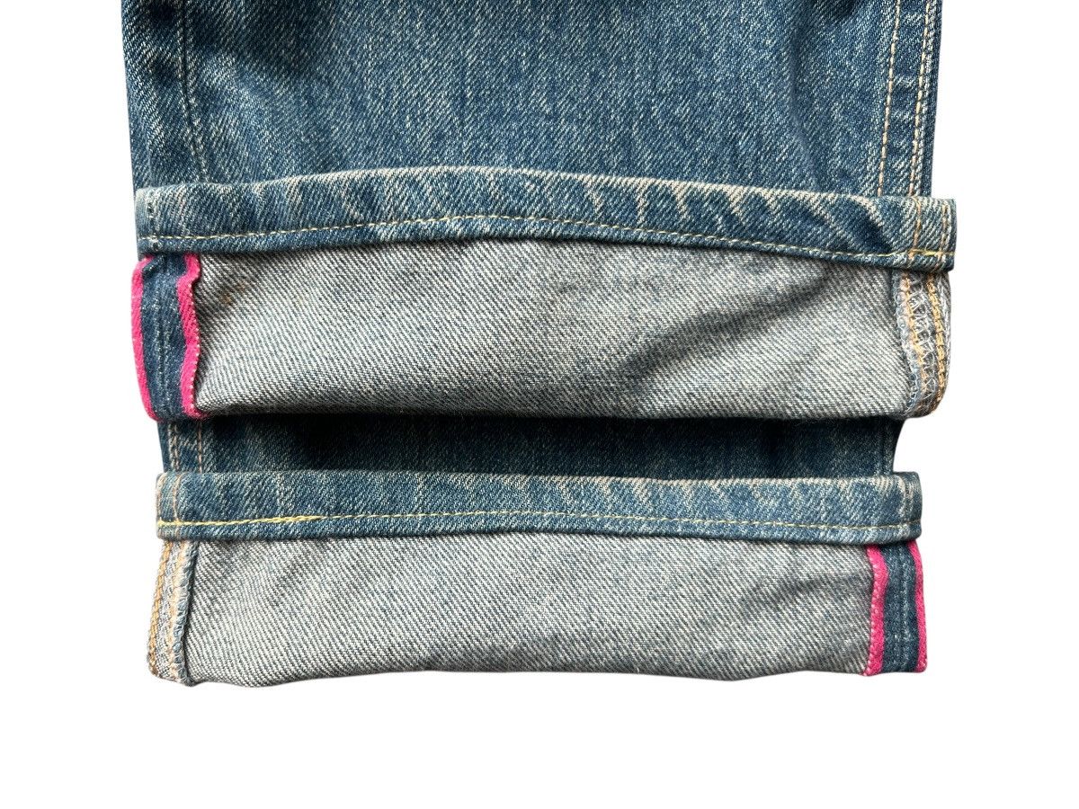 Fiorucci Vintage Fiorucci Distressed Selvedge Denim Jeans 31x32 Size US 31 - 6 Thumbnail