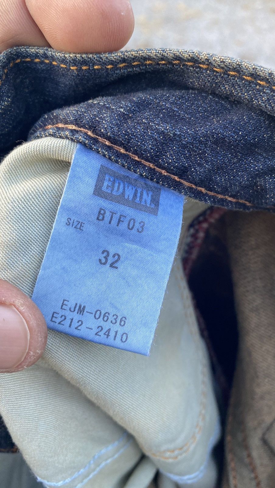 Edwin Edwin Blue Trip Buckle Jeans Very Nice Design Size US 33 - 12 Thumbnail