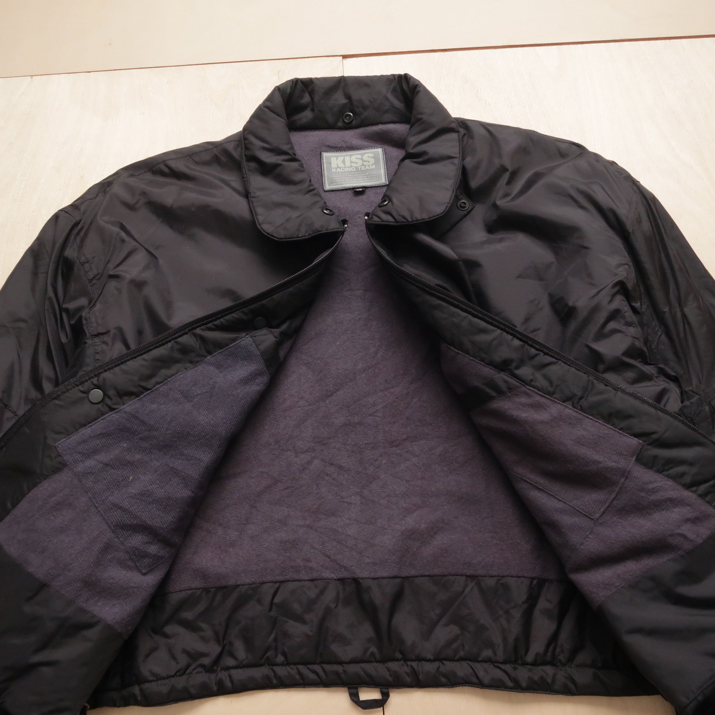 Japanese Brand VTG 90s Kiss Racing Team Padded Jacket Size US L / EU 52-54 / 3 - 9 Thumbnail