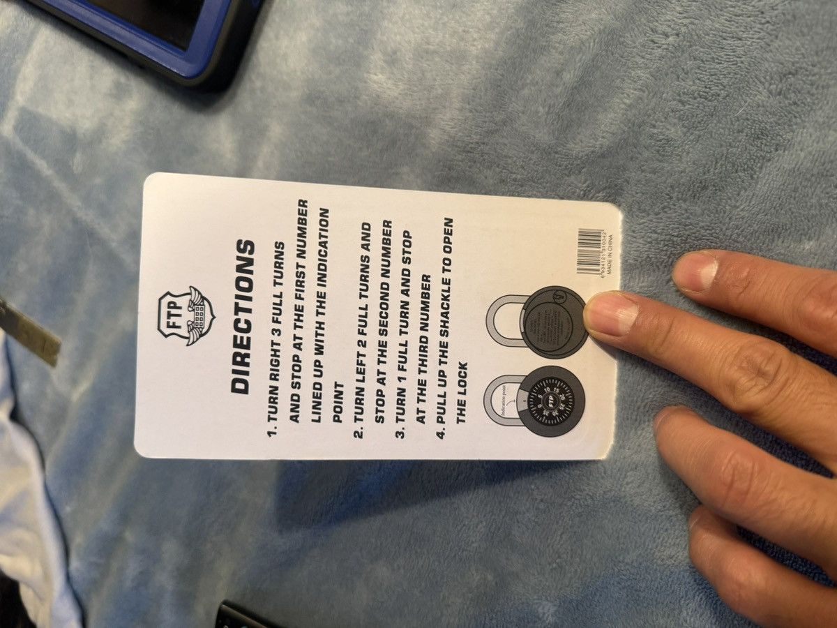 Fuck The Population Ftp pad lock Size ONE SIZE - 2 Thumbnail