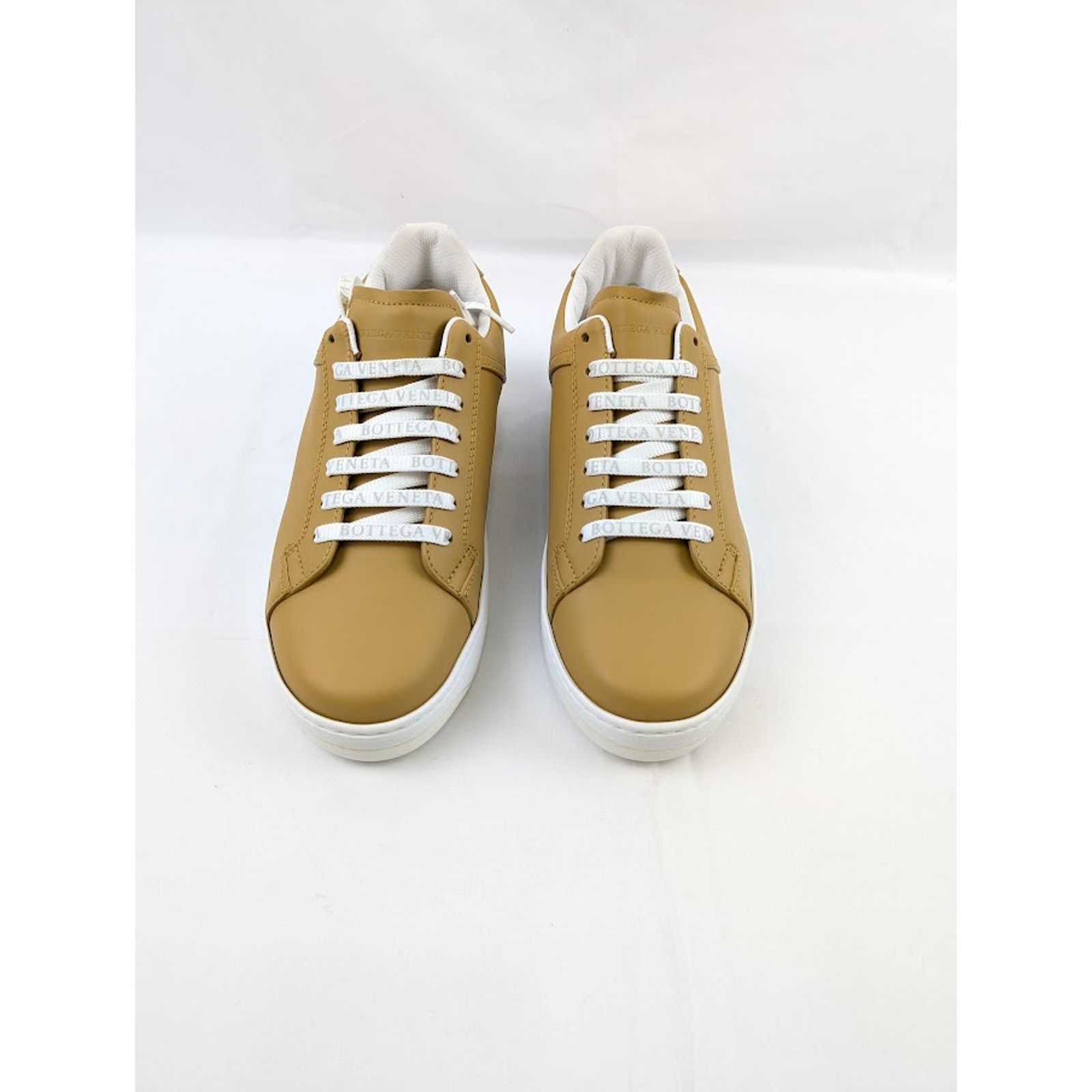 Bottega Veneta o1rshd1 Bolt Calf Sneaker Pelle S.GOMM in Butterscotch Size US 7.5 / EU 40-41 - 16 Thumbnail