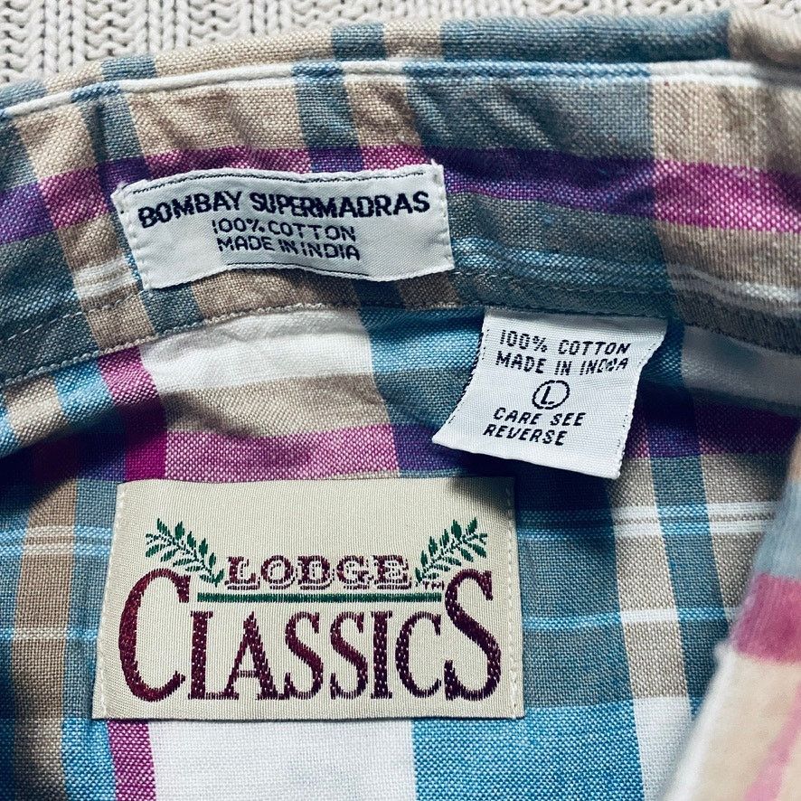 Other Lodge Classics bombay supermadras button down NWT Size US L / EU 52-54 / 3 - 4 Thumbnail