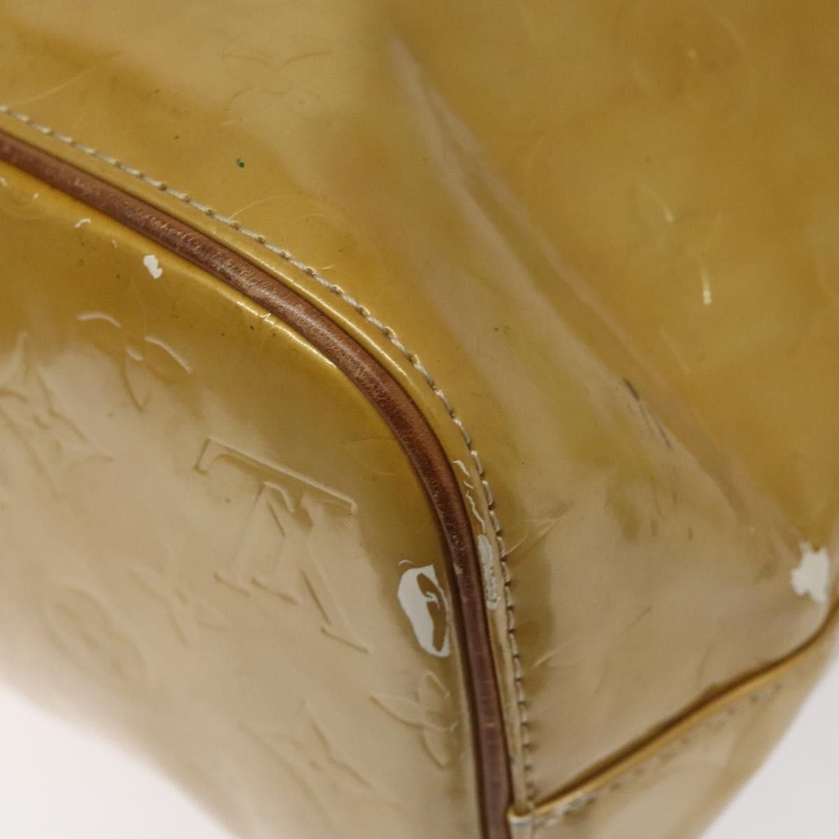 Louis Vuitton LOUIS VUITTON Monogram Vernis Houston Hand Bag Beige M91004 Size ONE SIZE - 15 Thumbnail