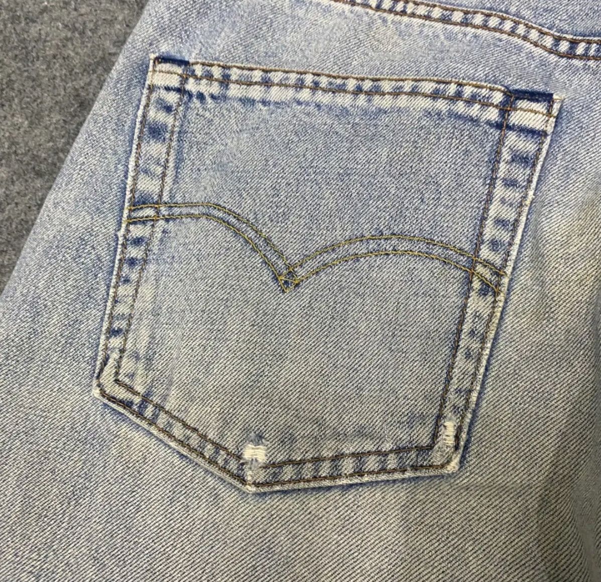 Levi's 💥Baggy💥Vintage Levis 504 Distressed Denim Size US 34 / EU 50 - 11 Thumbnail