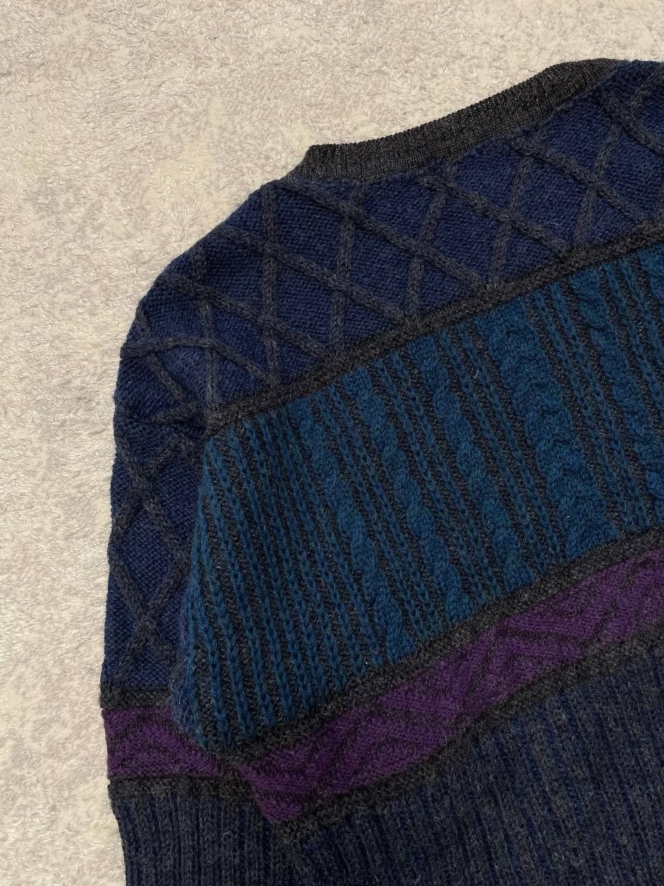 Pendleton Vintage LOBO Wool Sweater Textured Knit Oversize 90s, USA Size US L / EU 52-54 / 3 - 9 Thumbnail