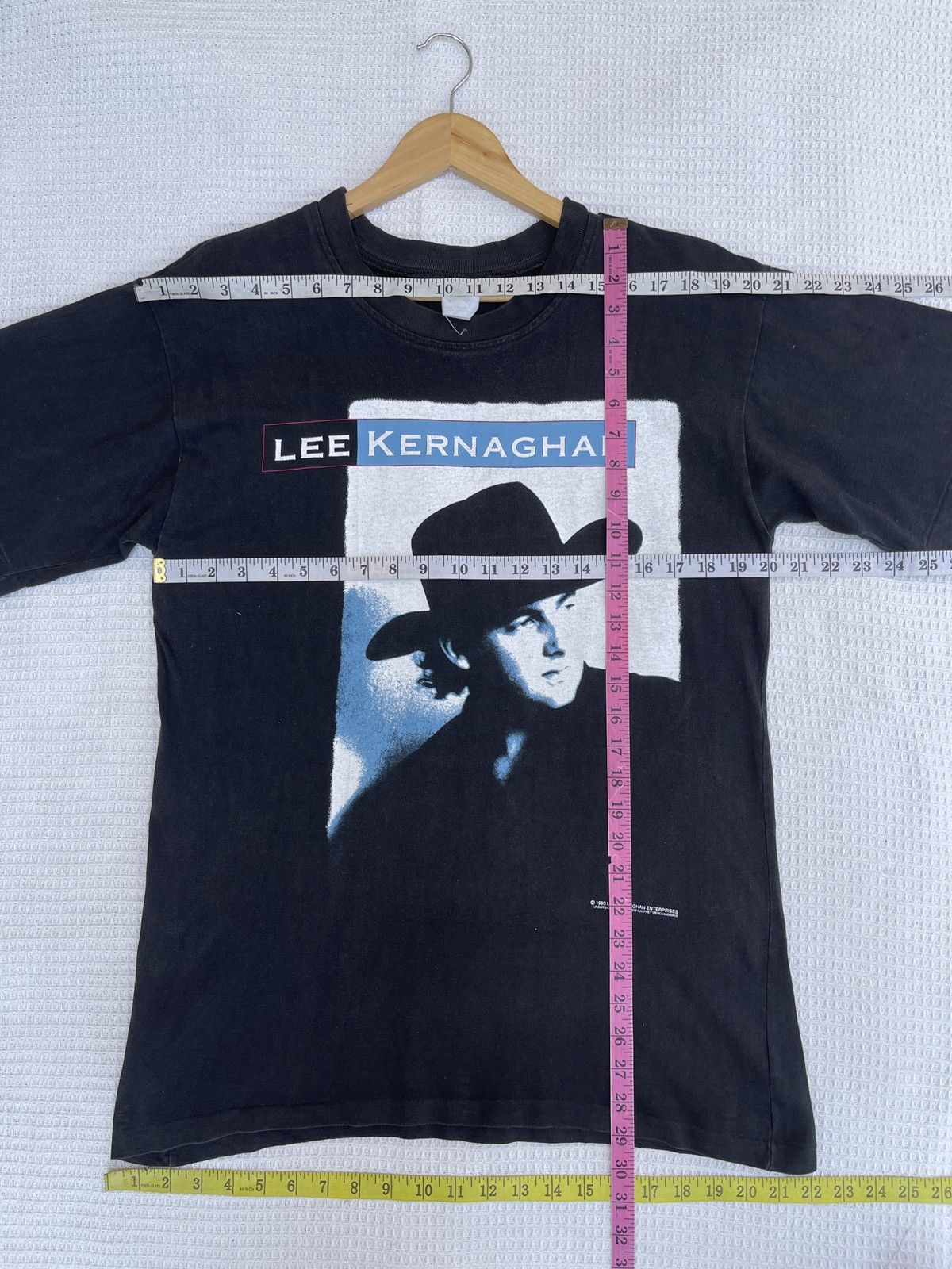 Band Tees Rare🔥Vtg90s LEE KERNAGHAN Three Chain Road T Shirt Size US L / EU 52-54 / 3 - 10 Thumbnail